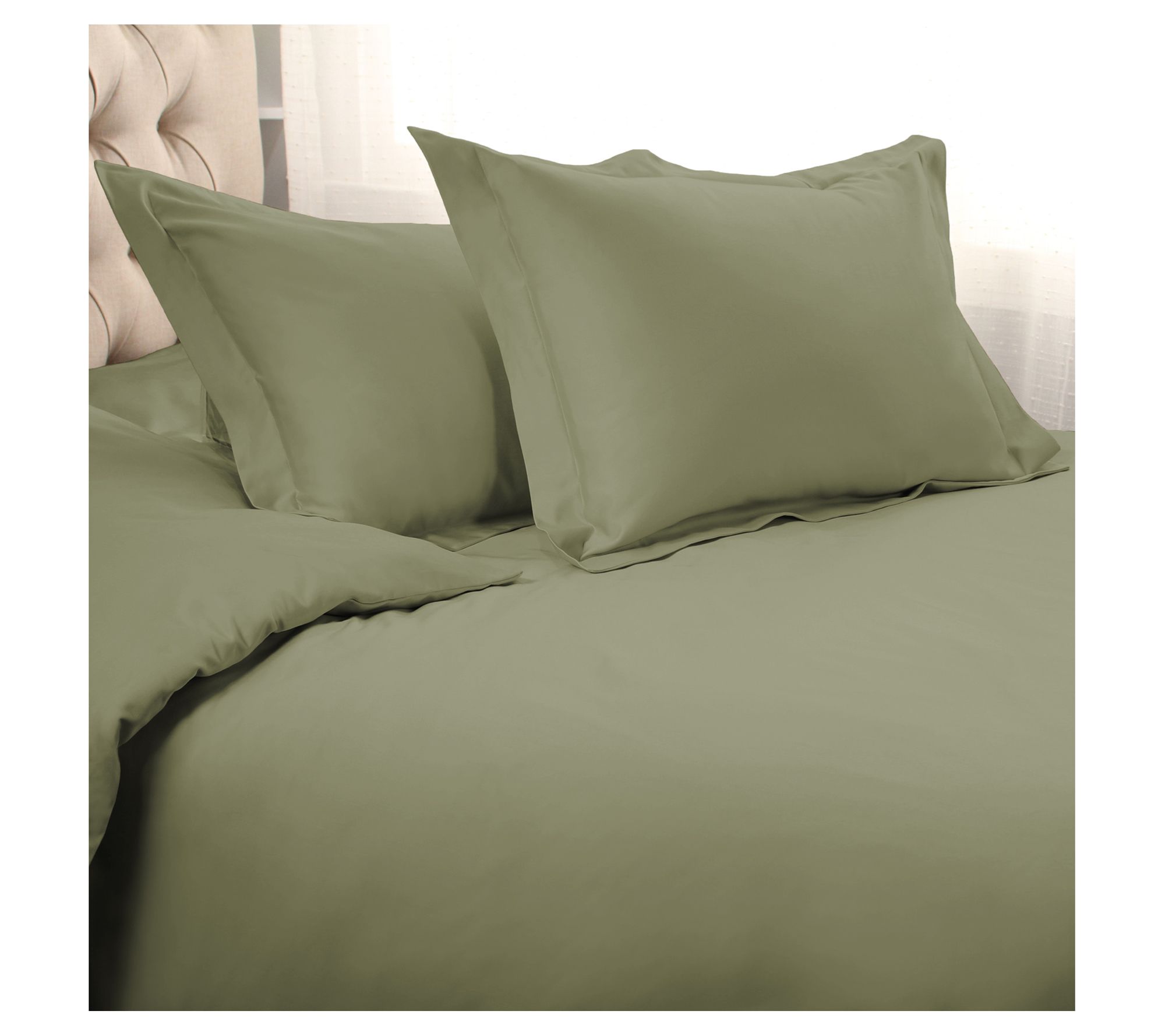 Superior Solid Egyptian Cotton Duvet Cover, Kin g/Cal King