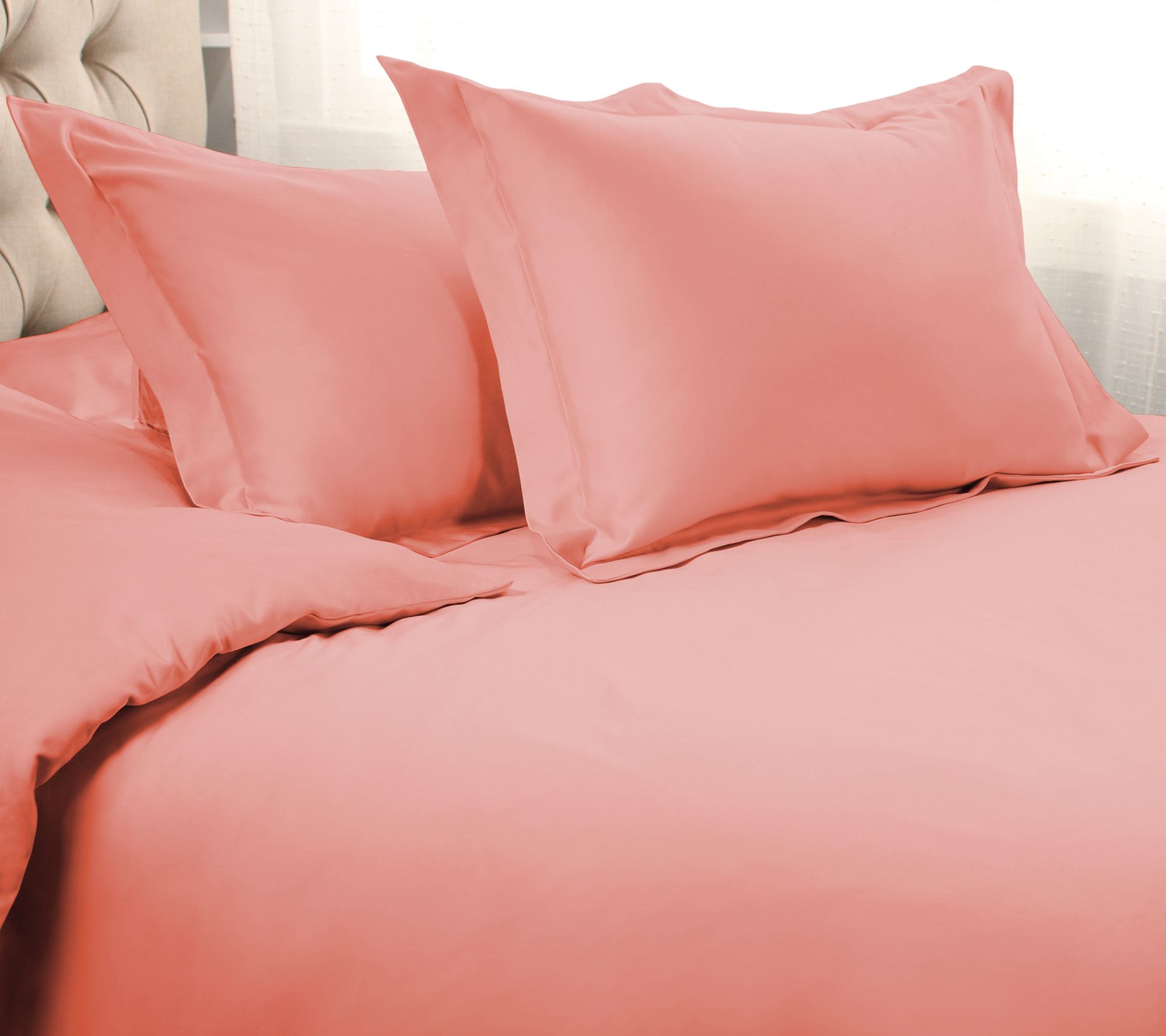 Superior Solid Egyptian Cotton Duvet Cover, Kin g/Cal King