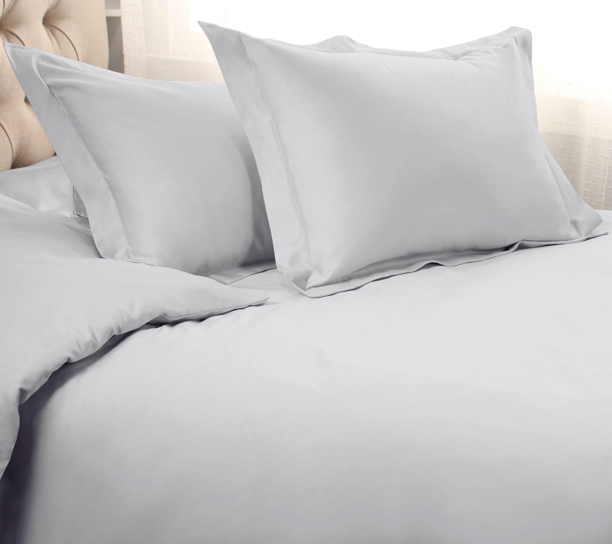 Superior Solid Egyptian Cotton Duvet Cover, Kin g/Cal King