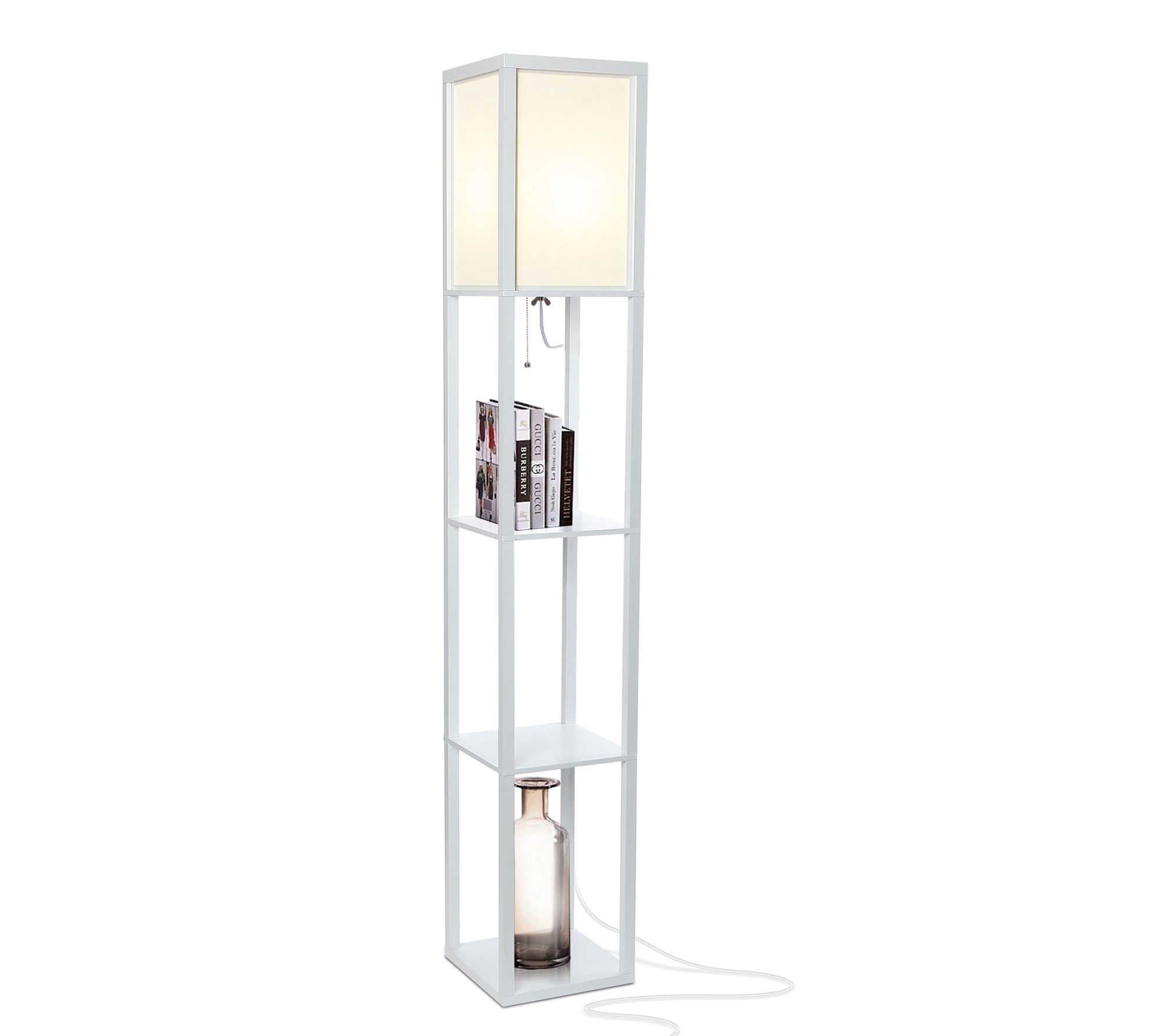 Brightech Maxwell 63" LED Shelf Floor Lamp