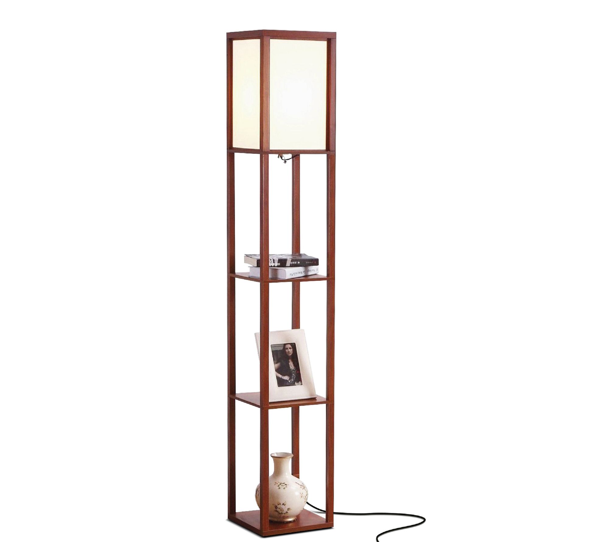 Brightech Maxwell 63" LED Shelf Floor Lamp