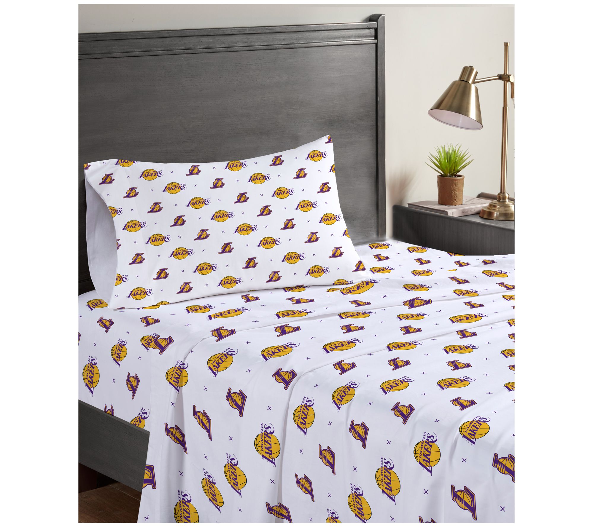 Pegasus Sports NBA Small X Twin Sheet Set
