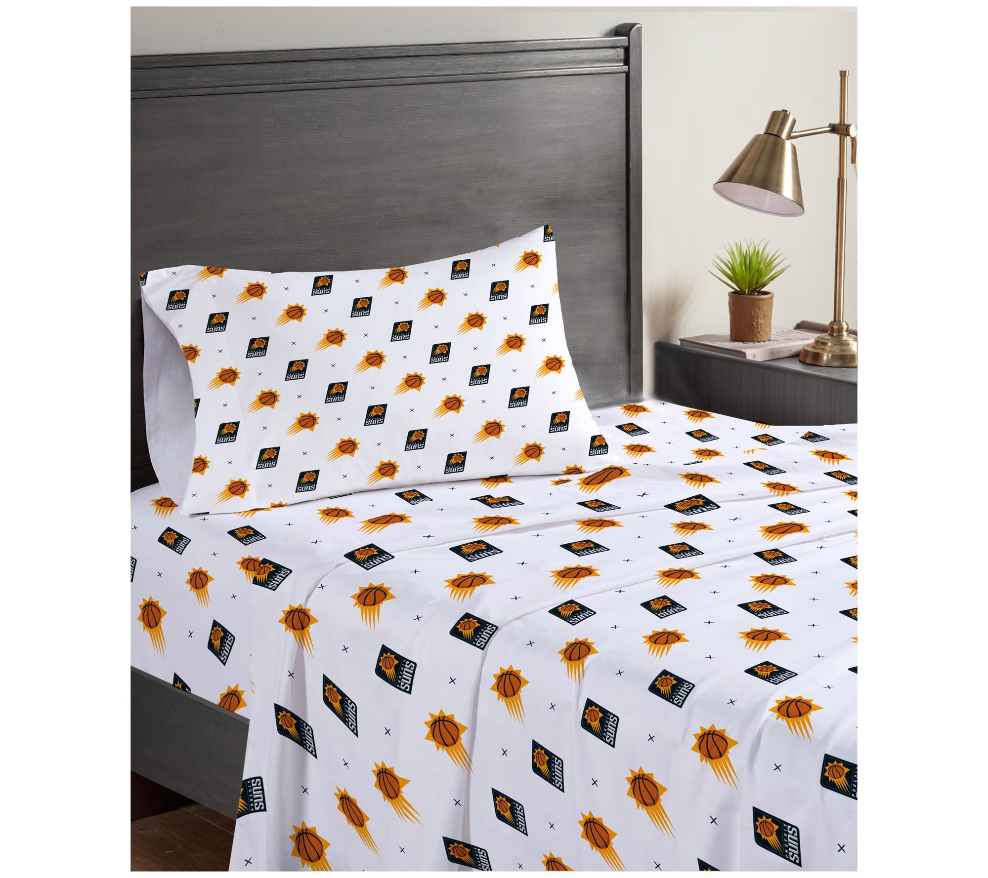 Pegasus Sports NBA Small X Twin Sheet Set