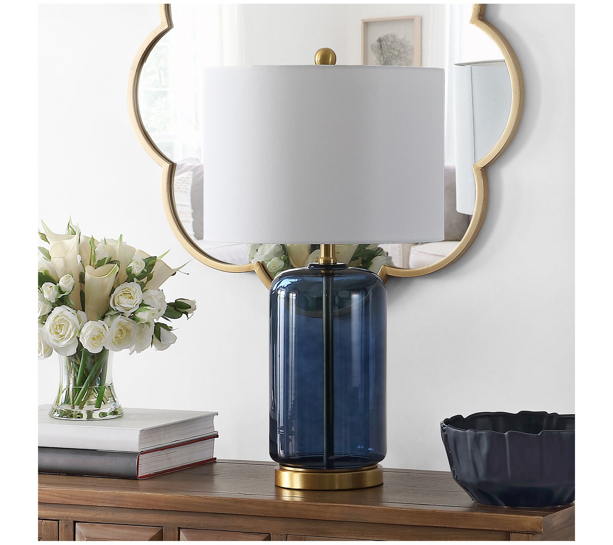 Safavieh Novah Glass Table Lamp