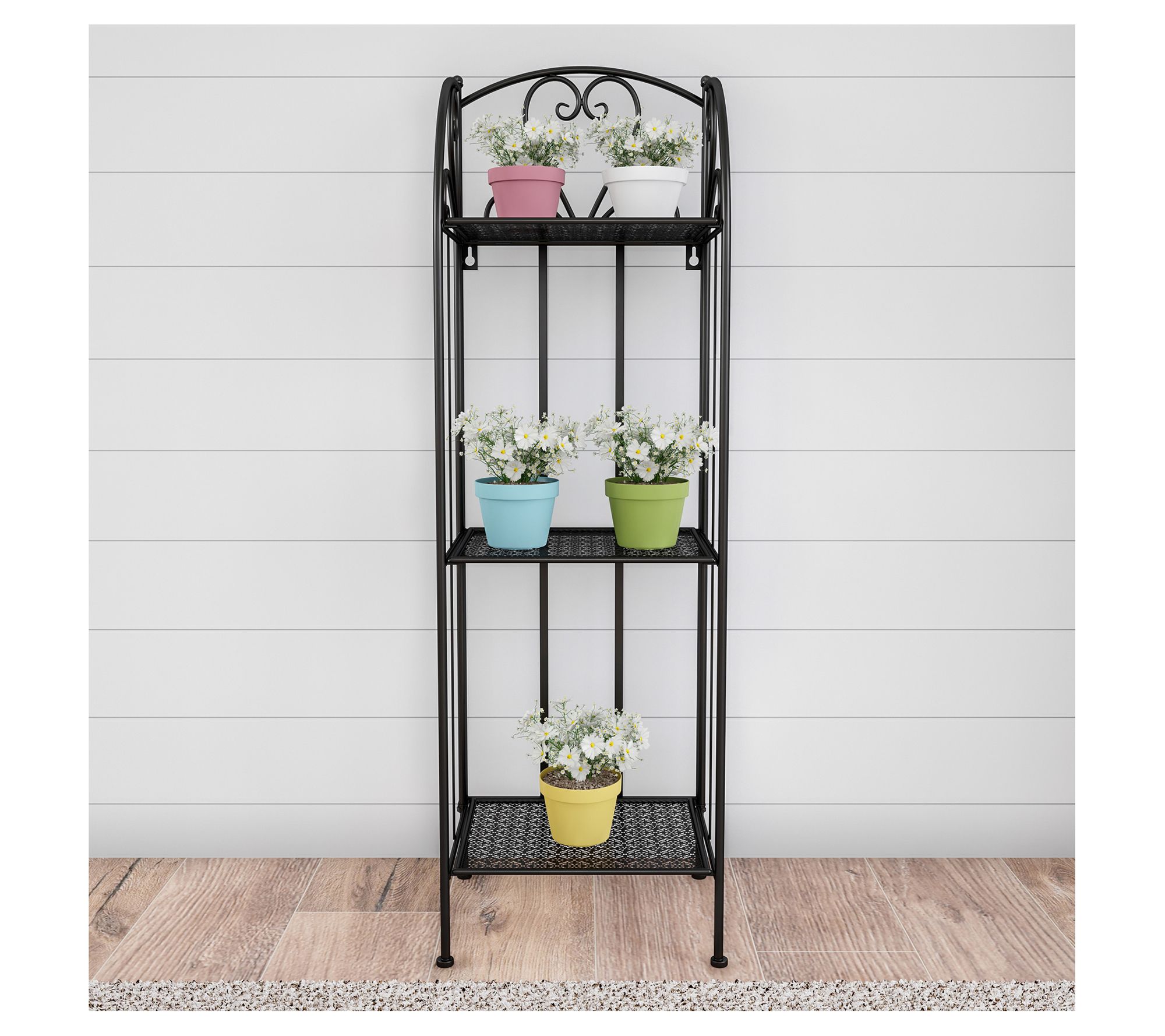 Pure Garden 3-Tier Plant Stand Vertical Shelf Indoor/Outdoor