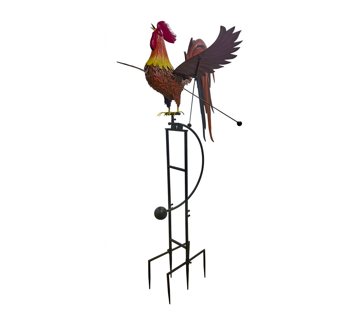 RCS Rocker Garden Stake Large Rooster - QVC.com