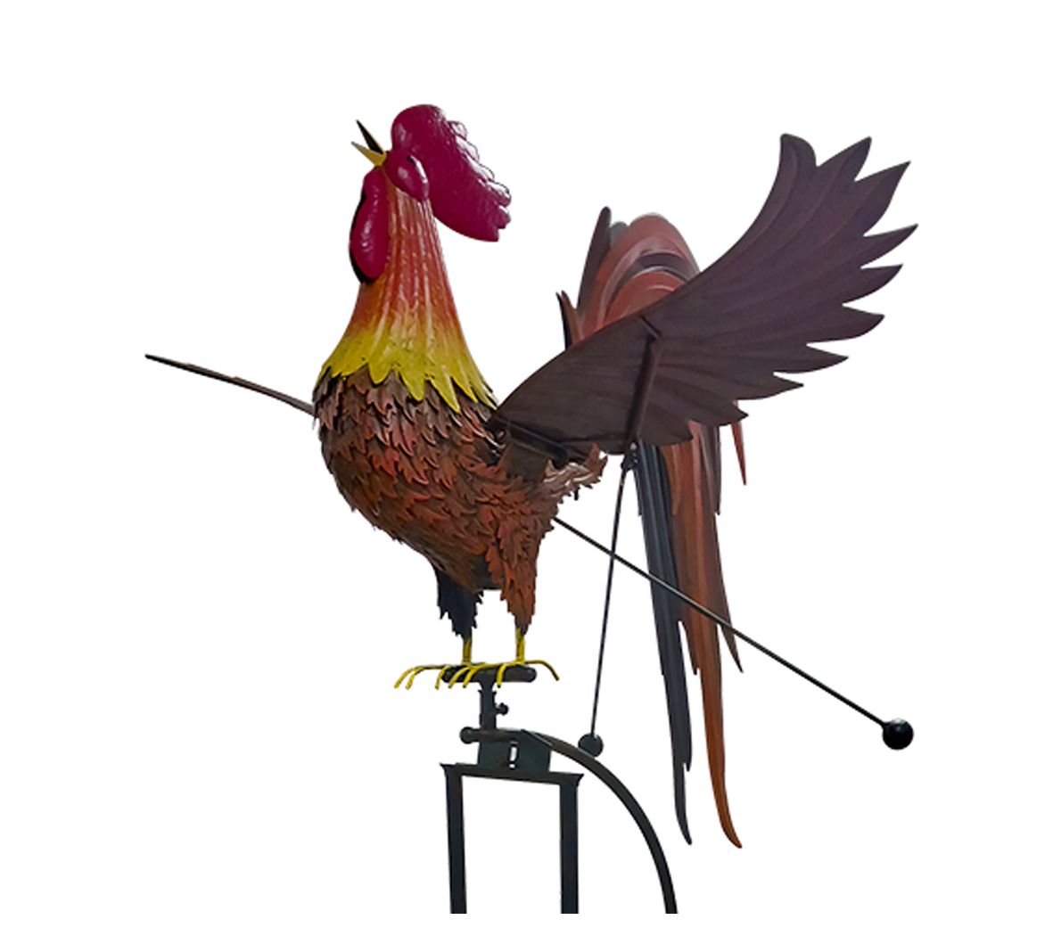 RCS Rocker Garden Stake Large Rooster - QVC.com