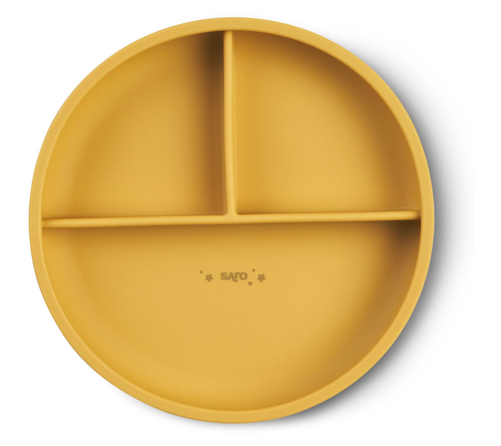 SARO Food & Fun 3 Compartment Plate