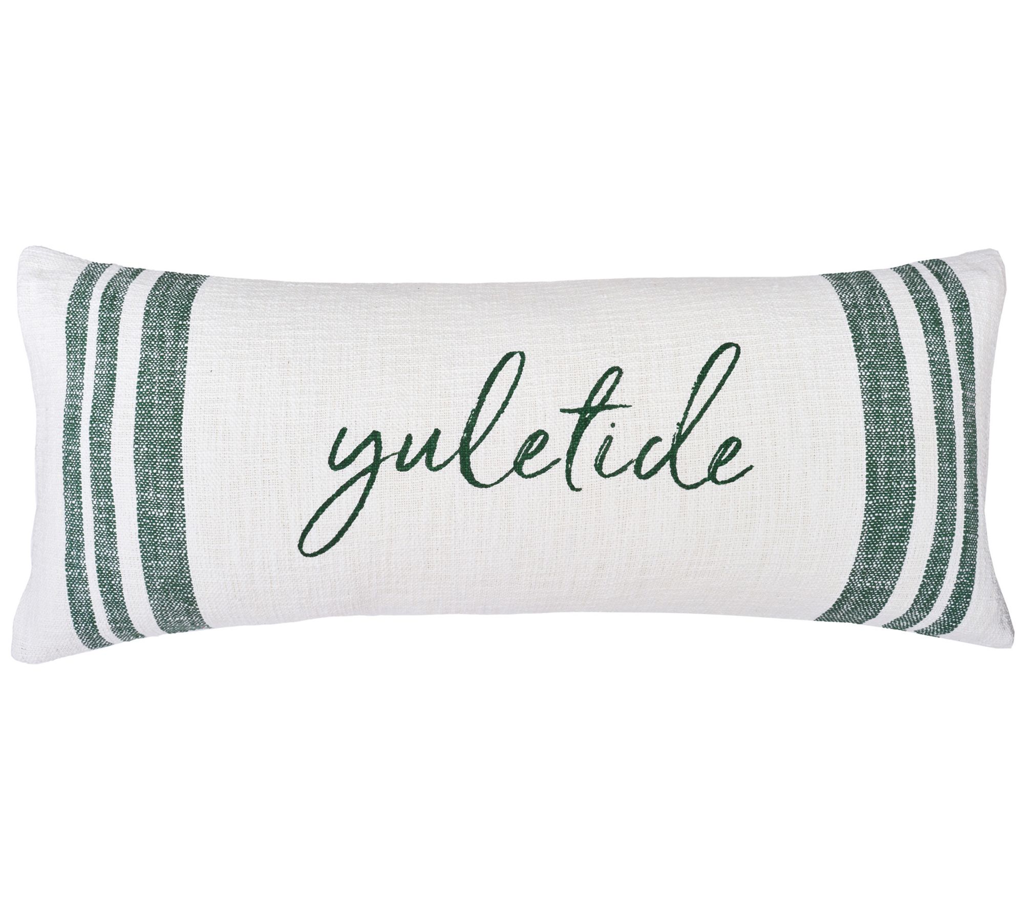 Morgan Yuletide Woven Christmas Throw Pillow byValerie