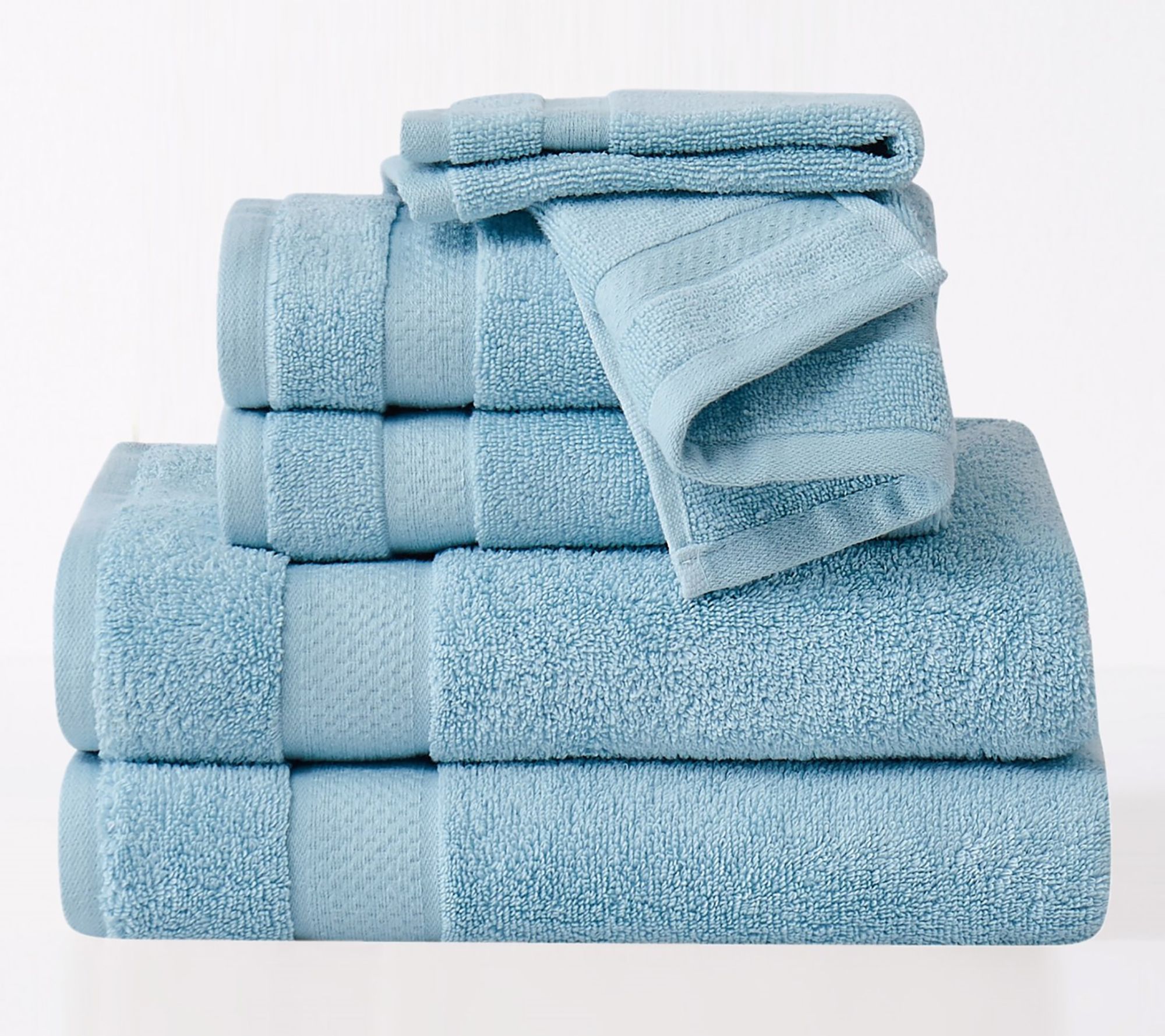 Truly Soft Quick Dry 6 Piece Towel Set