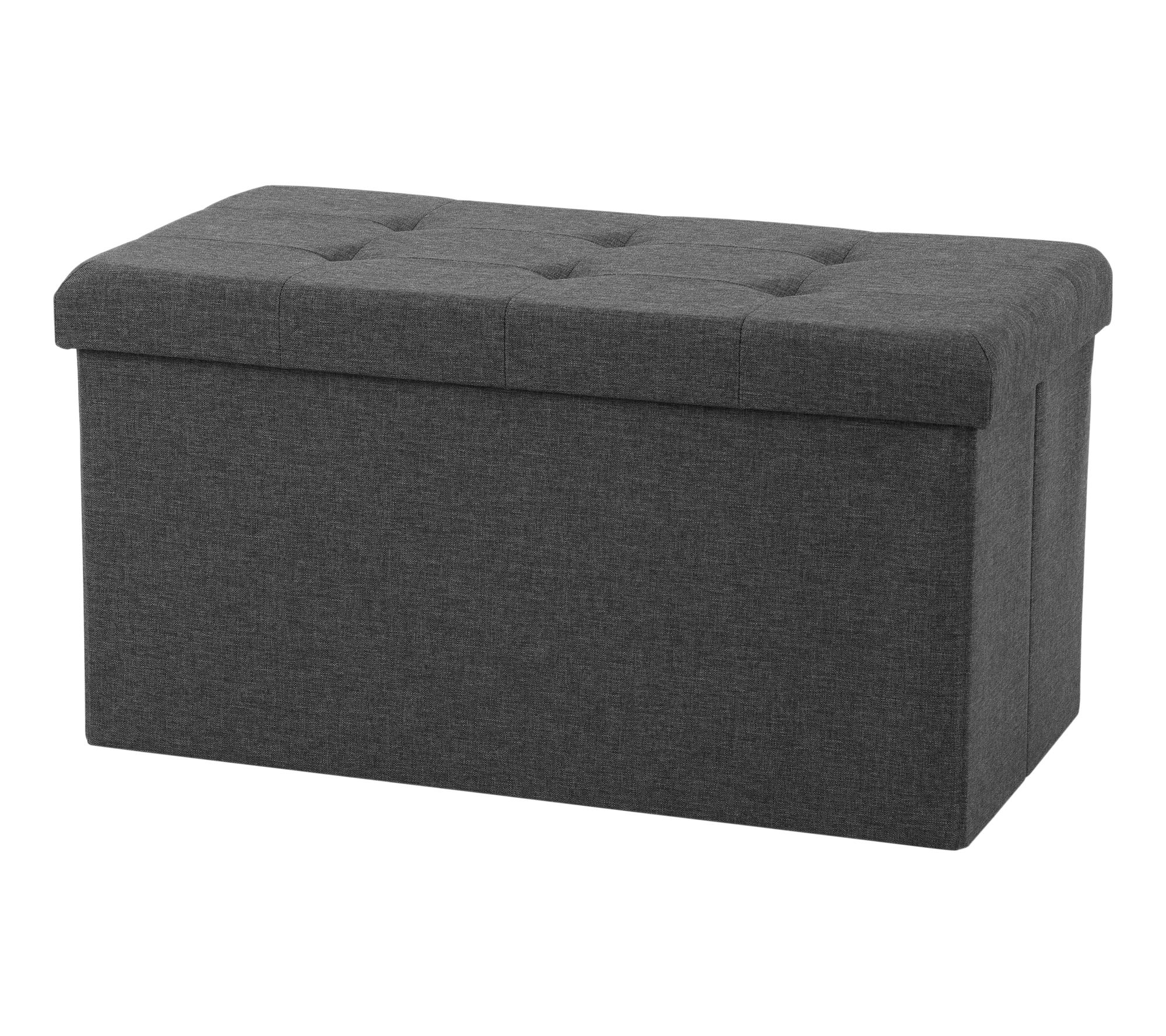 Seville Classics Foldable Storage Bench Ottoman