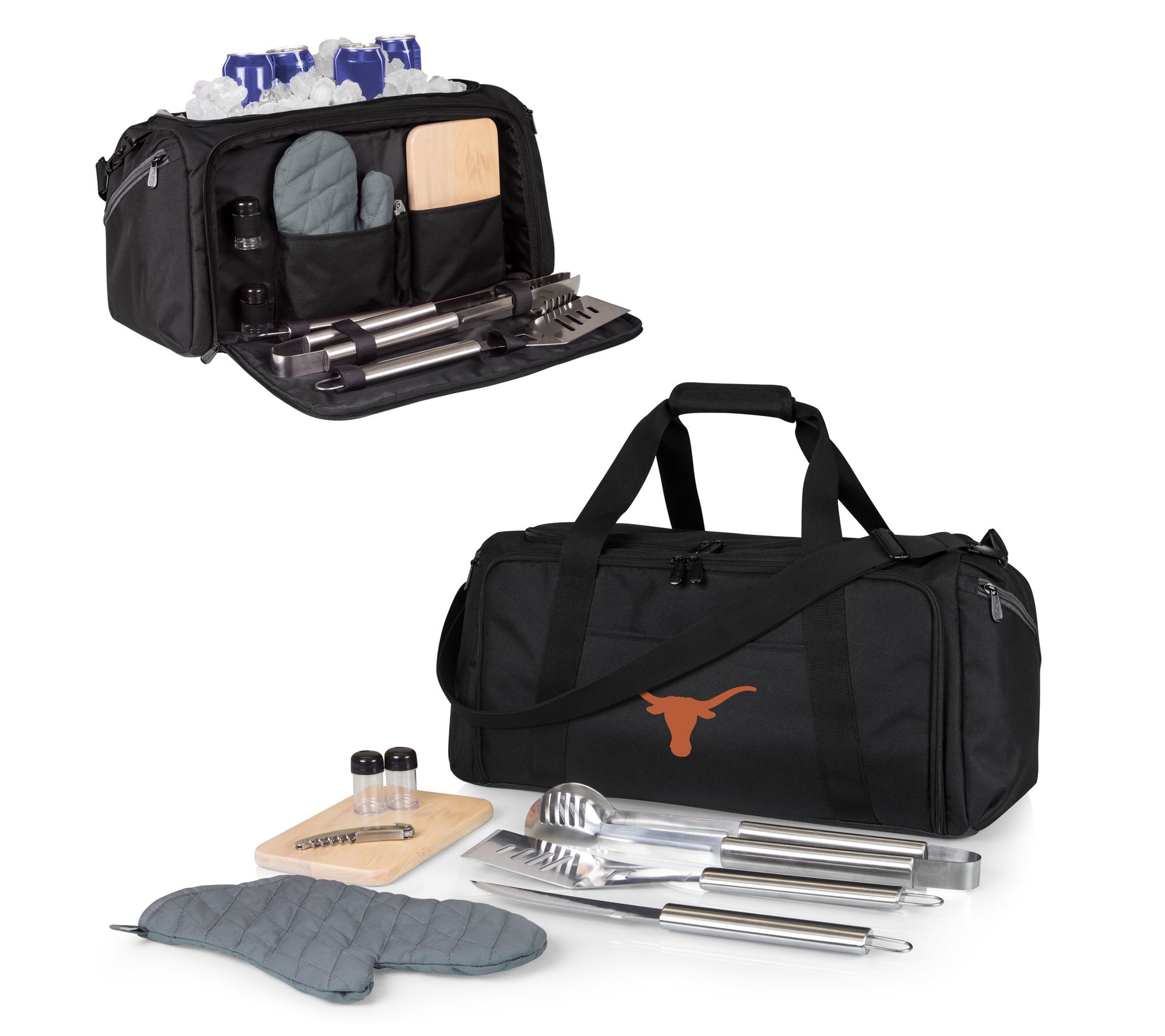 Oniva NCCA BBQ Kit Grill Set & Cooler - Black