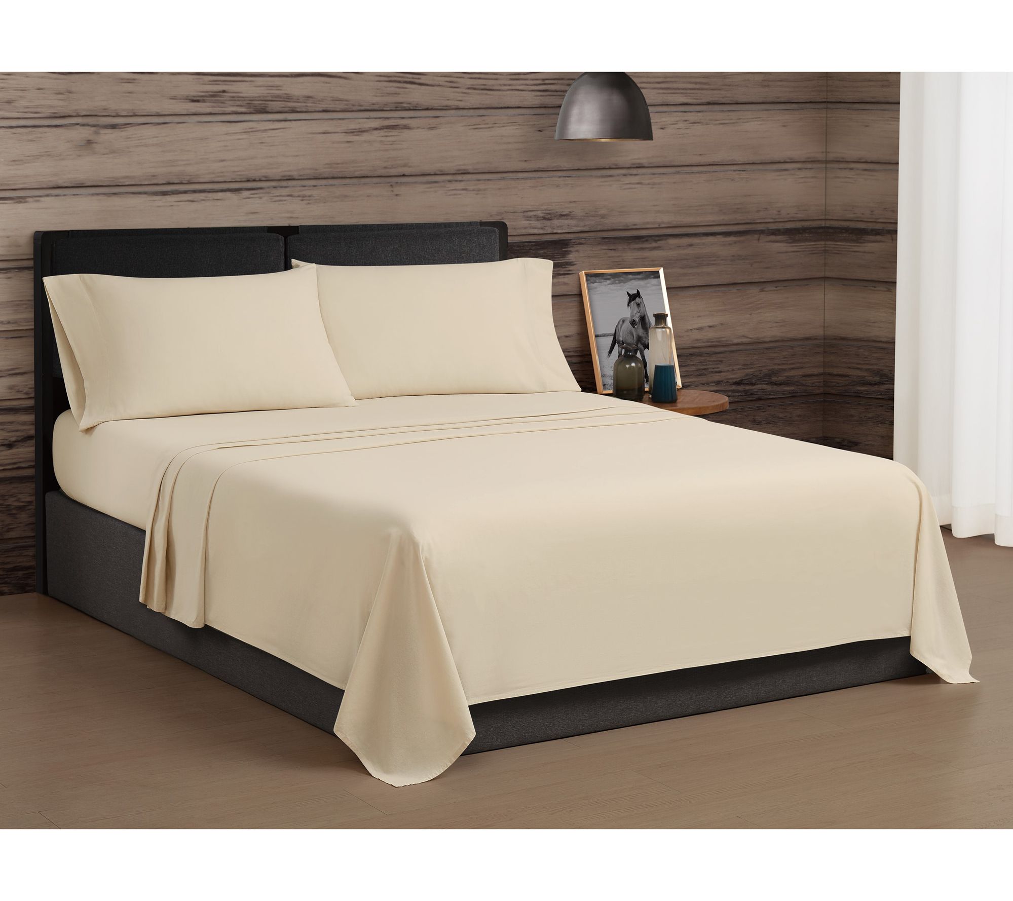 Frye Vintage Washed Cotton Full 4-Piece Sheet Set