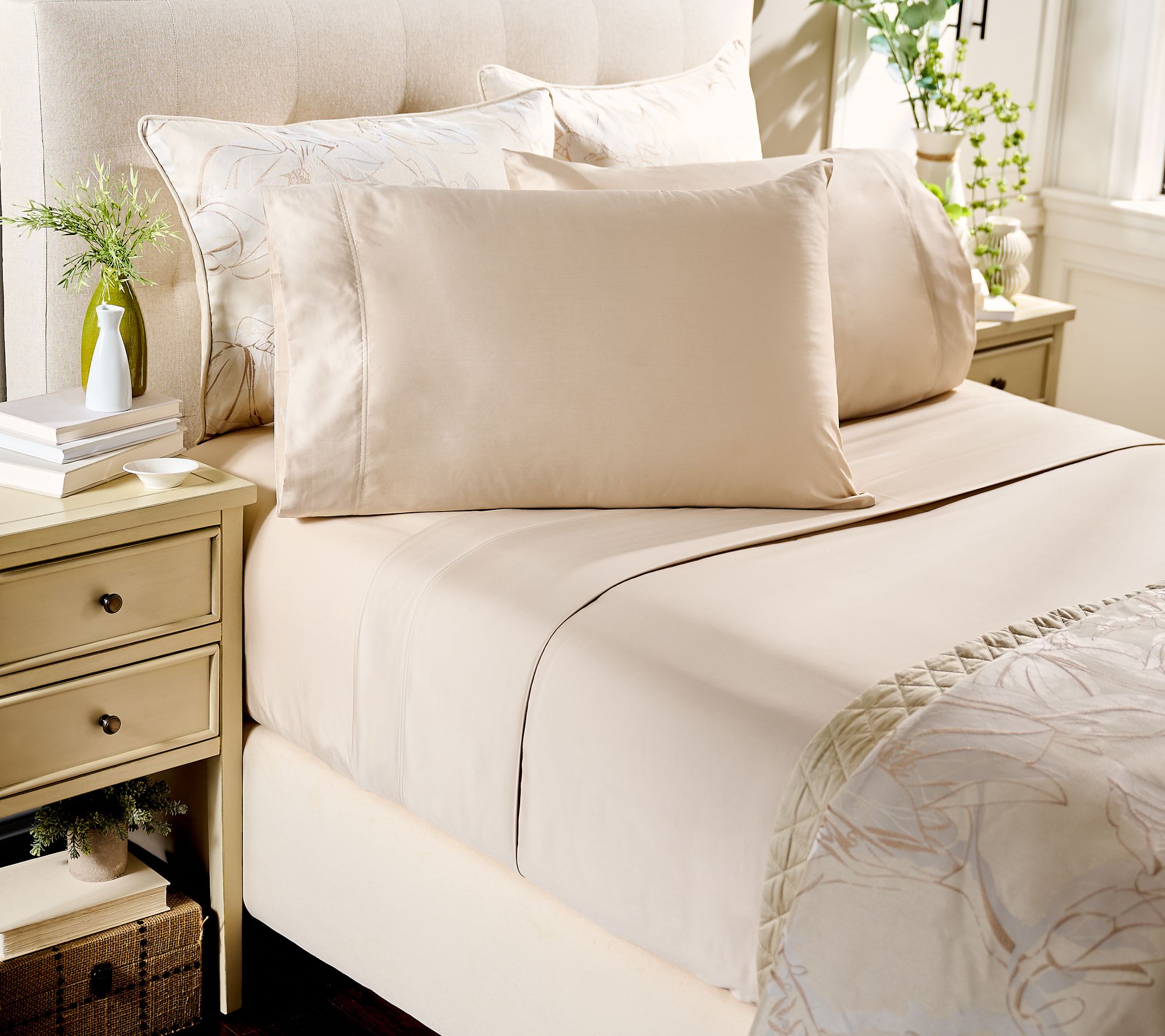 "As Is" Northern Nights 400TC Pima Cotton Sheet Set- Split King