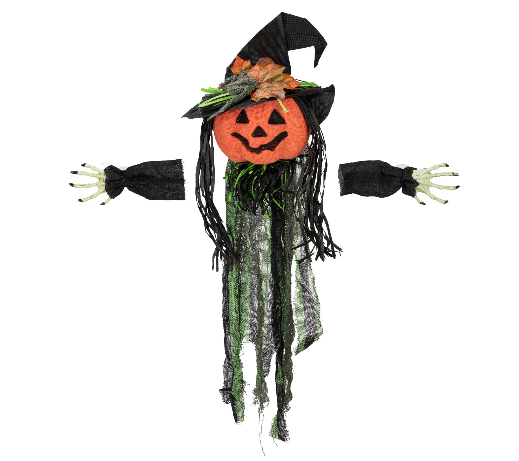 Northlight Creepy Jack-O-Lantern 3-D HalloweenWindow Decor