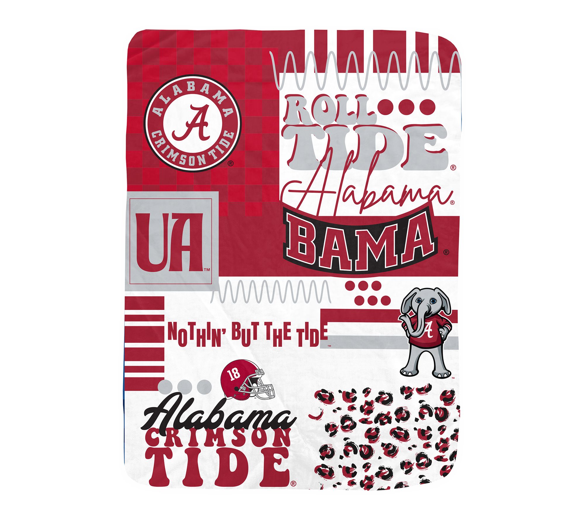 Pegasus Sports NCAA Loco Check Cozy Oversized Blanket