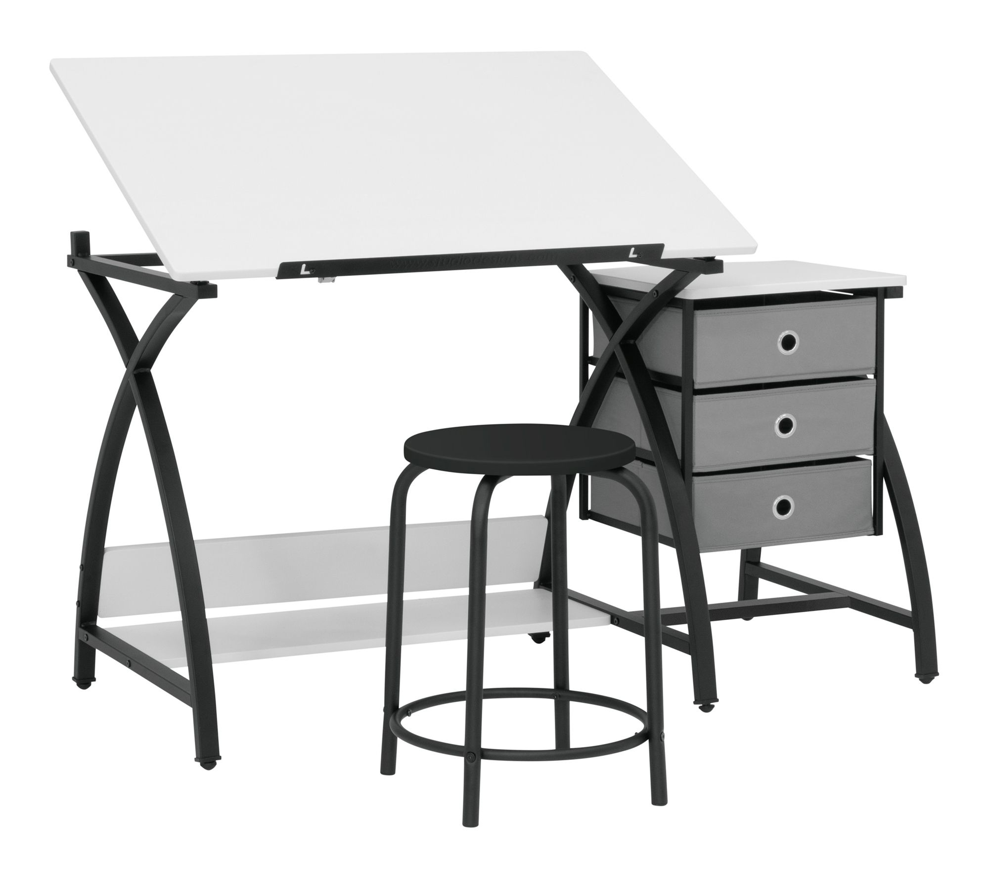 STUDIO DESIGNS 2 PIECE COMET CENTER PLUS BLACK/ WHITE