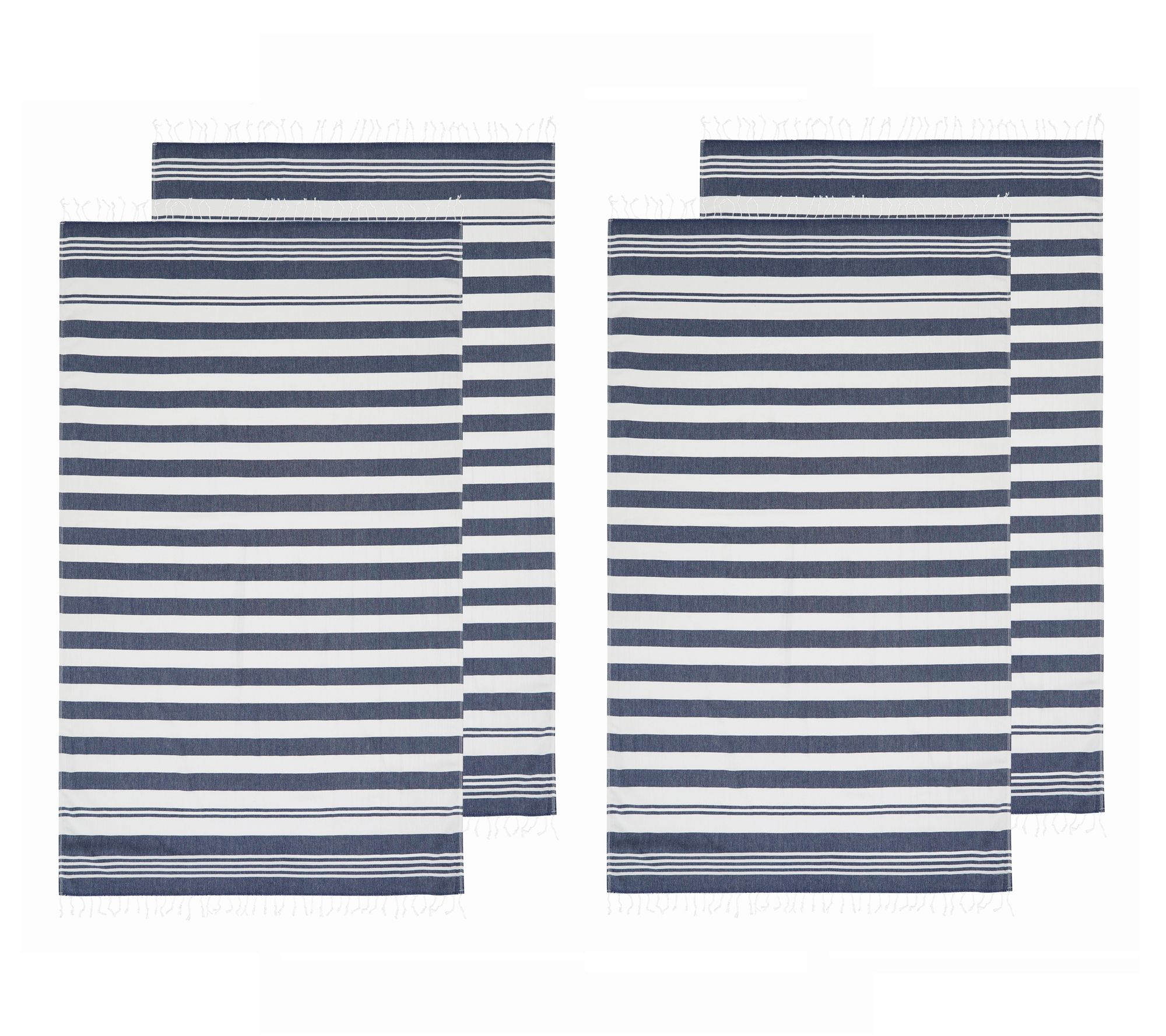 Oceanfront Resort Salty Stripe 4 Pack Sand FreeBeach Towel