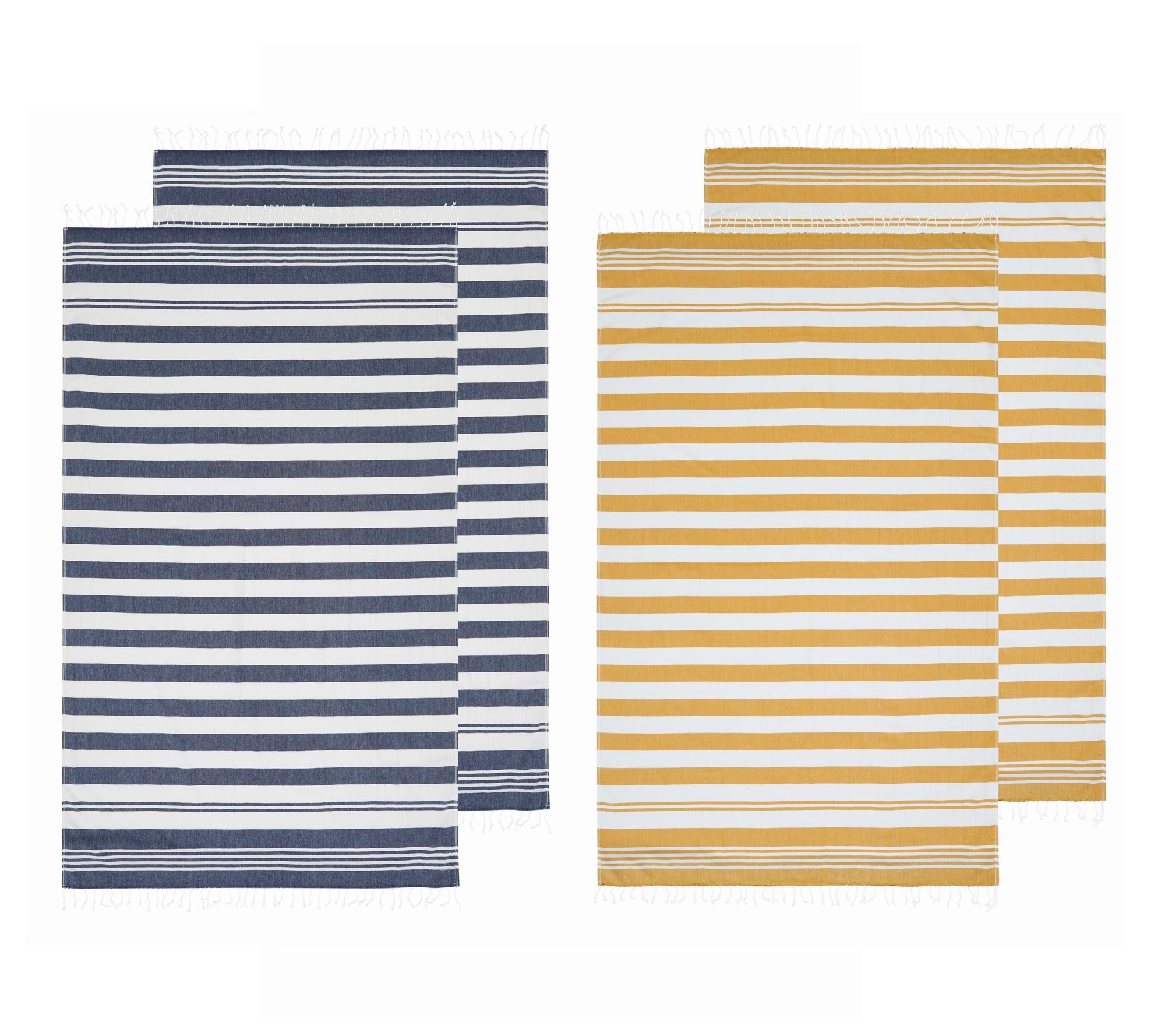 Oceanfront Resort Salty Stripe 4 Pack Sand FreeBeach Towel