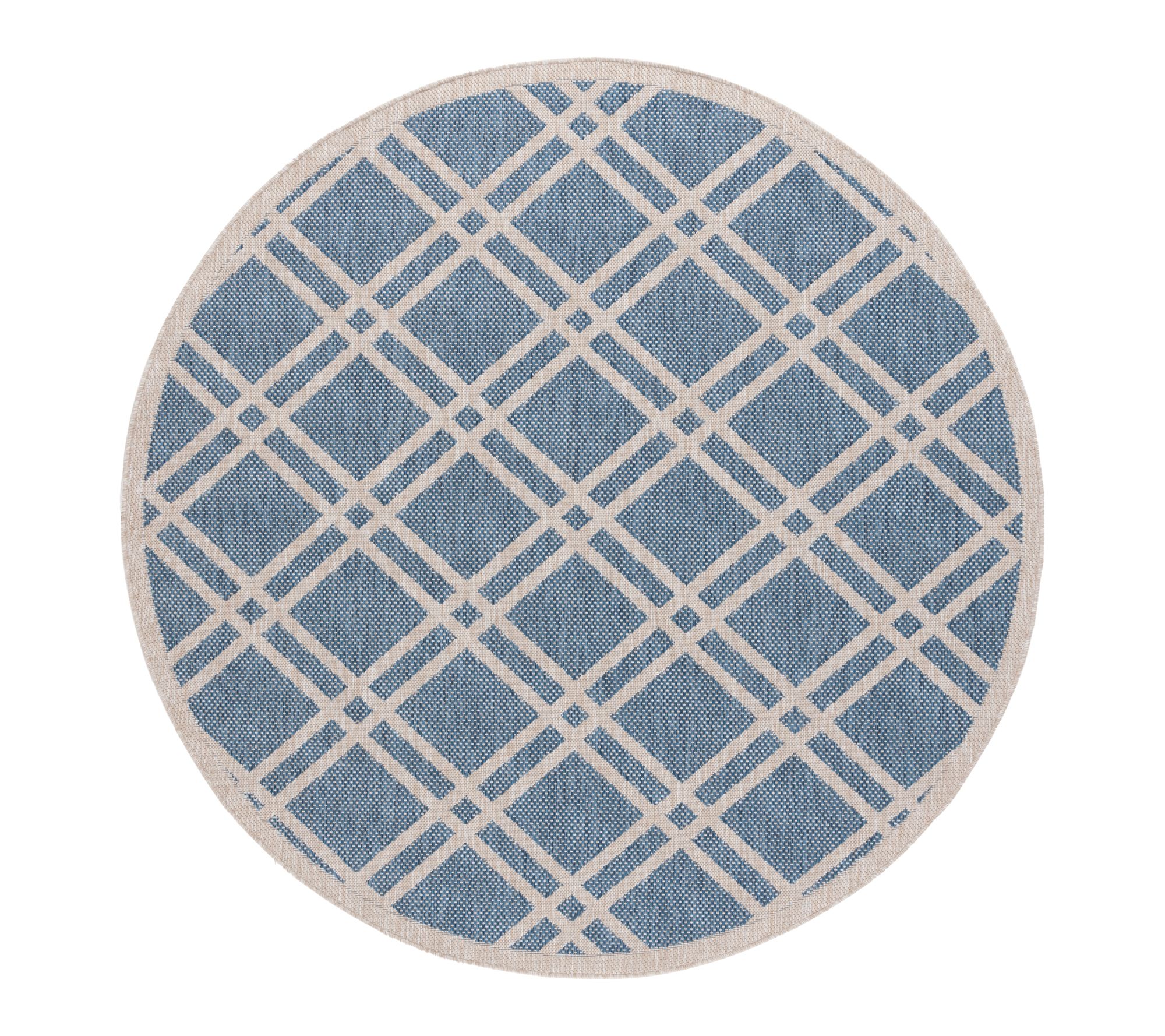 Beach House Terrace 6'-7" x 6'-7" Round OutdoorRug by Valerie