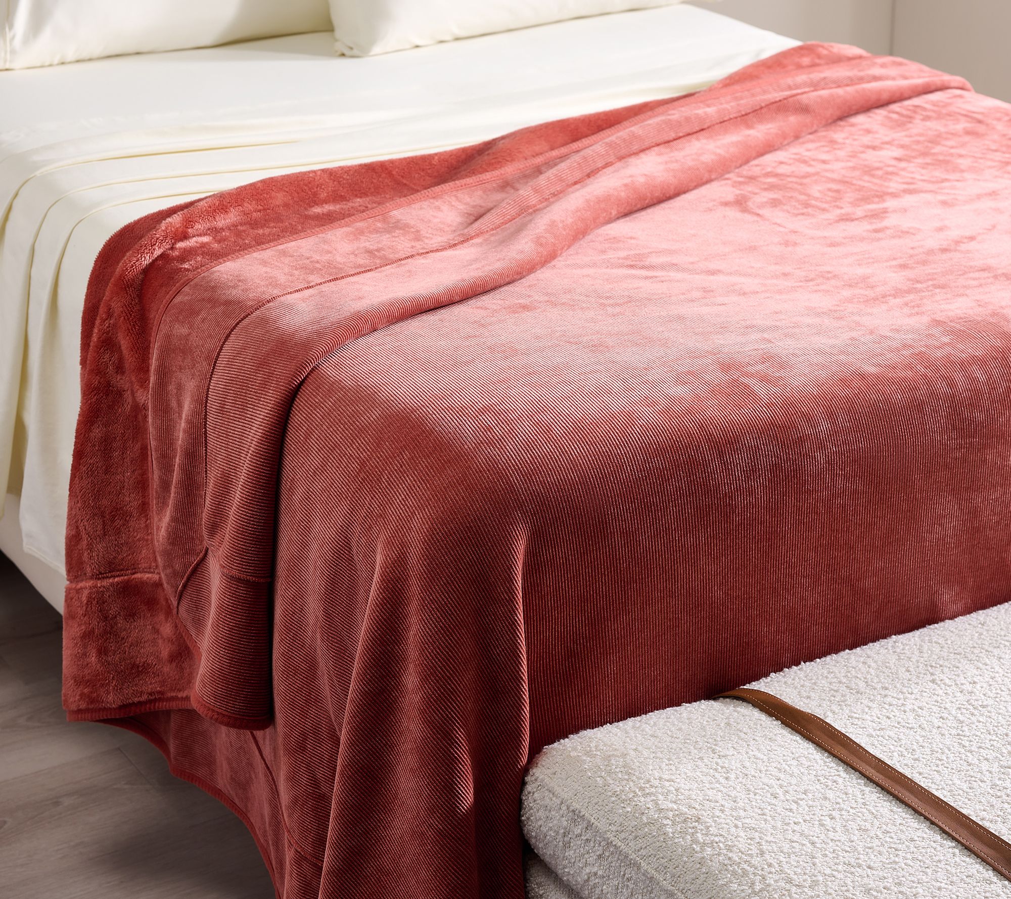 Cuddle-Roy Cozy Reversible King Blanket by Kim Gravel