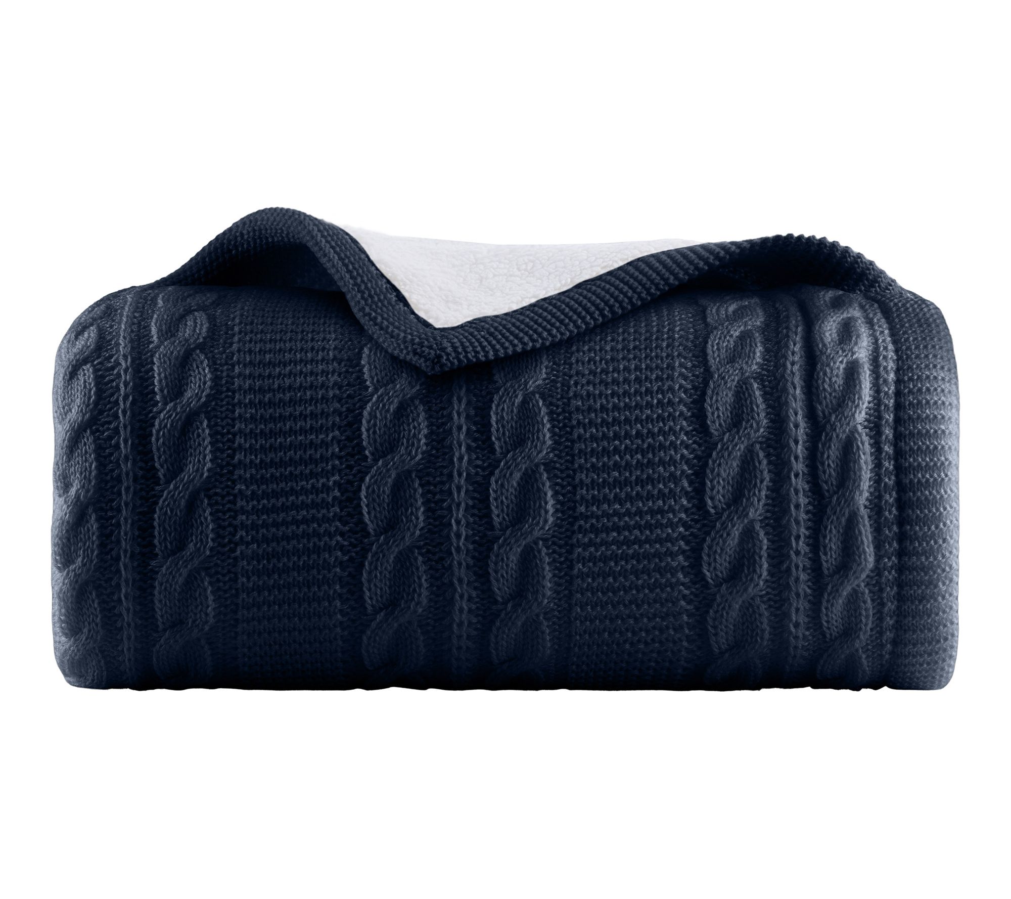 Lavish Home Cab le Knit Throw S oft & Cozy Cabl e Knit Pattern