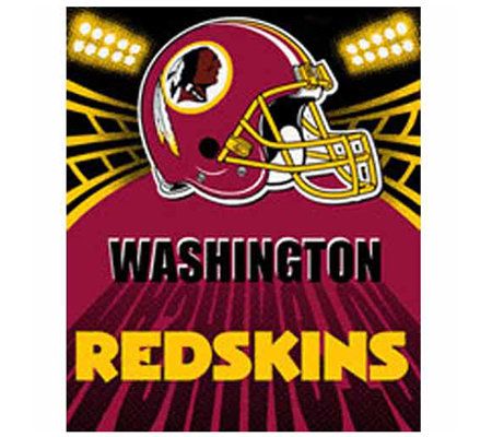 NFL Washington Redskins 50' x 60' Shadow FleeceBlanket 