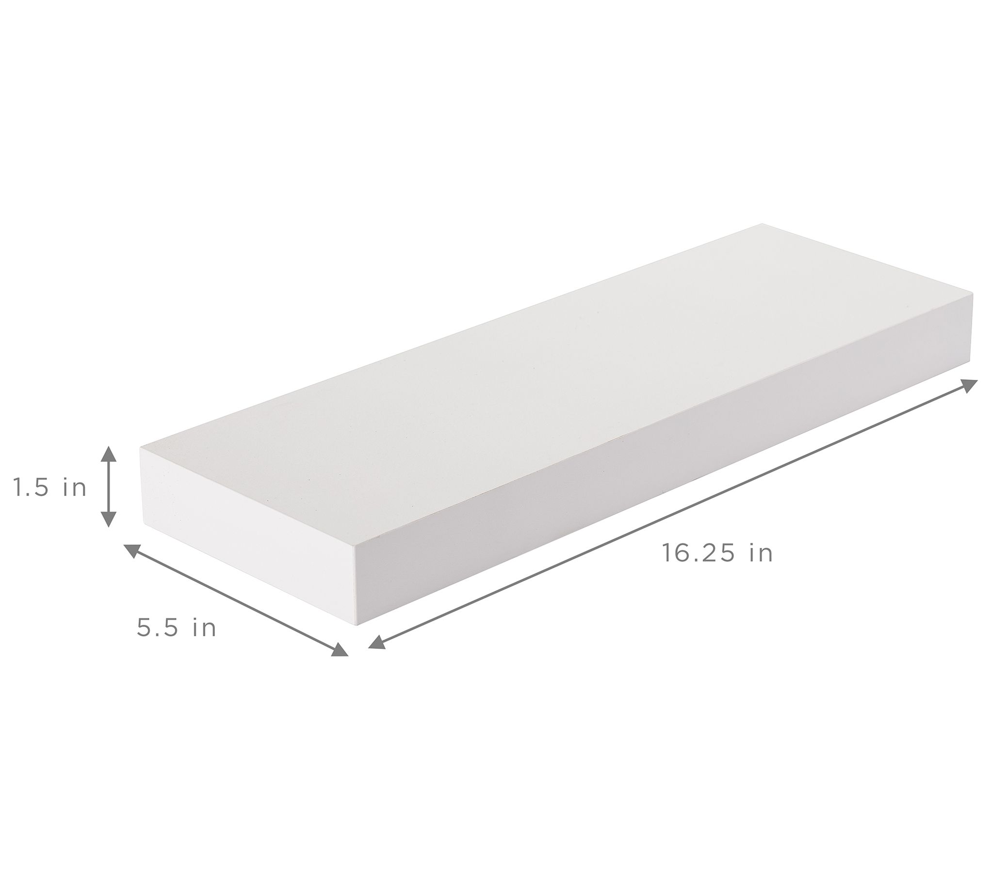 Sorbus Set of 2 Floating Shelves