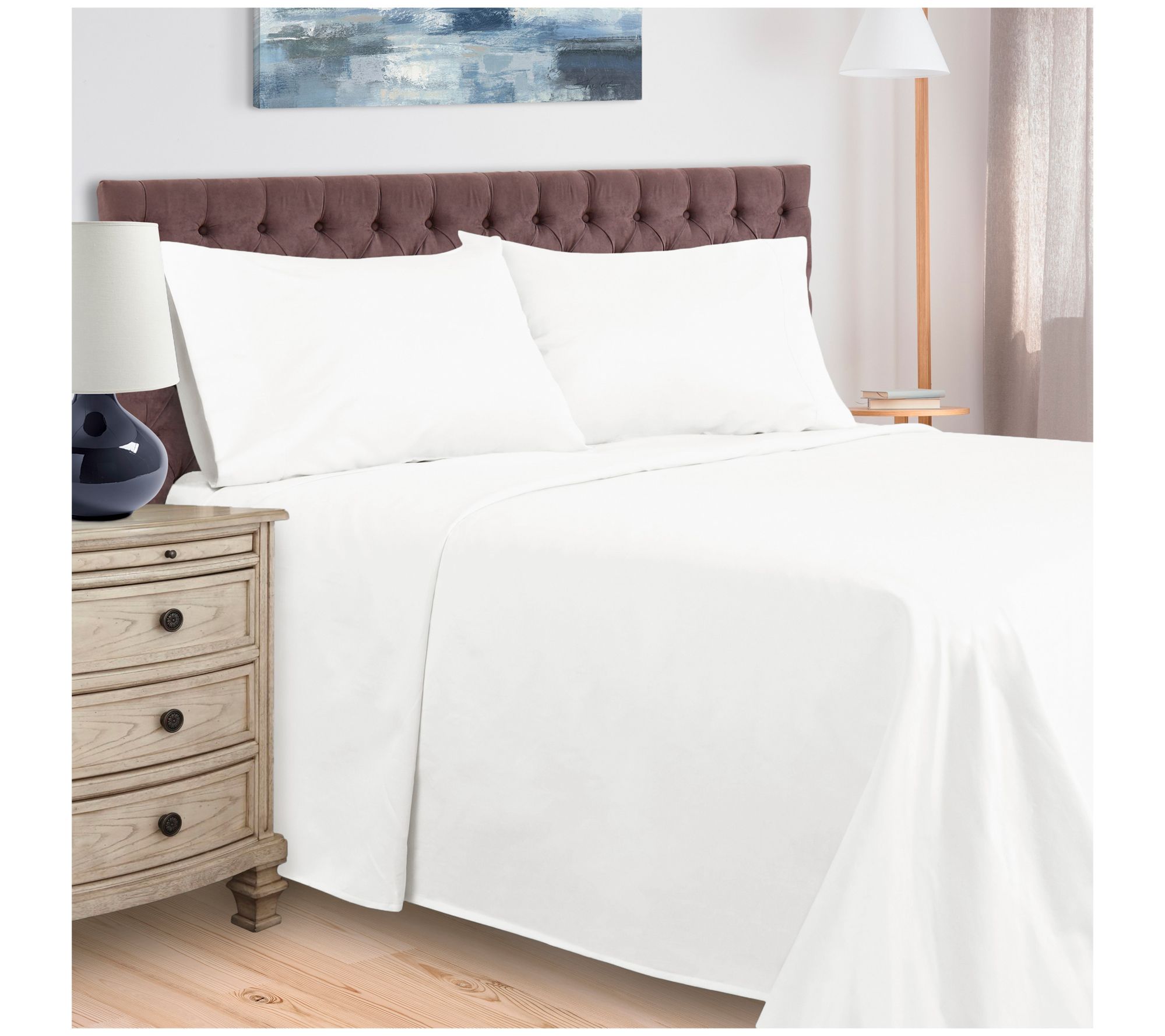 Superior 400TC Egyptian Cotton Deep Pocket Shee t Set, Full