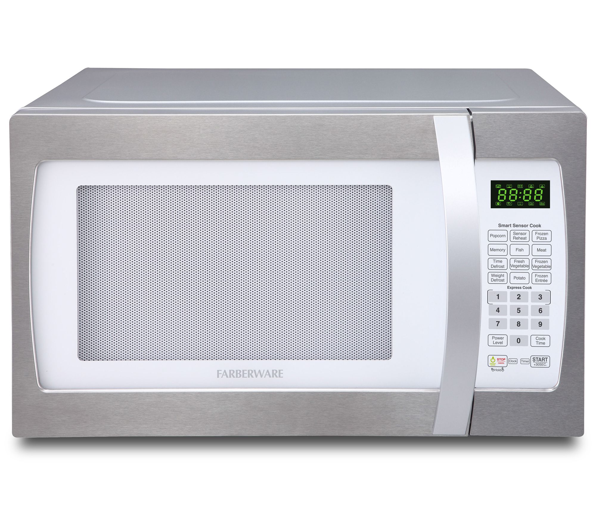Magic Chef 1.6Cu.Ft. 1100W Countertop Microwave w/ Stylish Door Handle