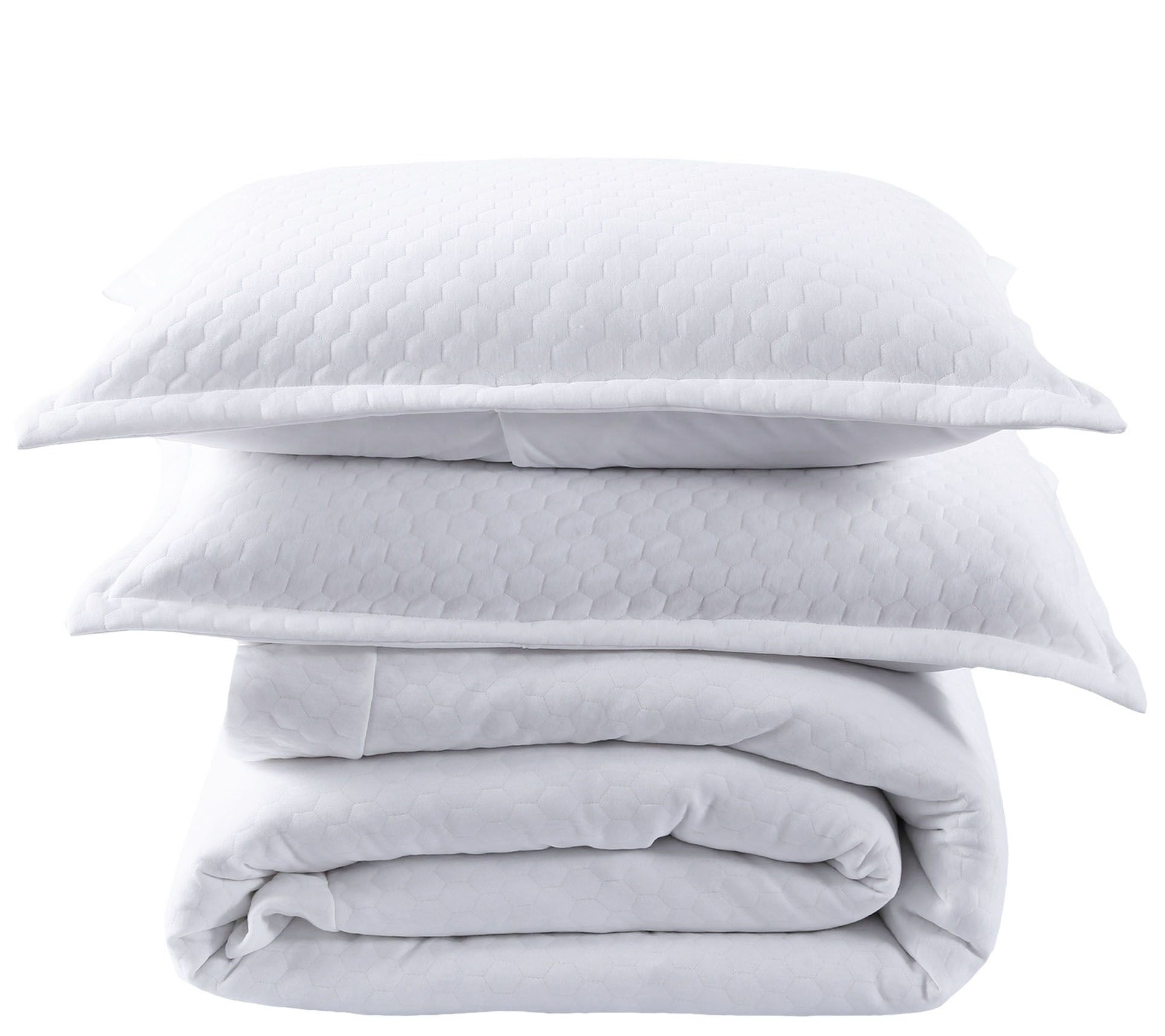 Berkshire Blanket Triple Knit Cotton Blend TwinDuvet Set