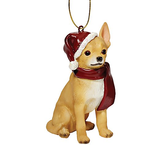 Design Toscano Holiday Chihuahua Dog Ornament