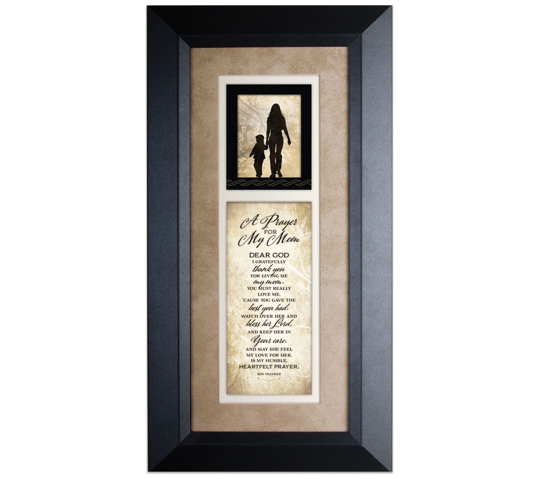 James Lawrence Prayer For My Mom-Wood Framed Art with Easel