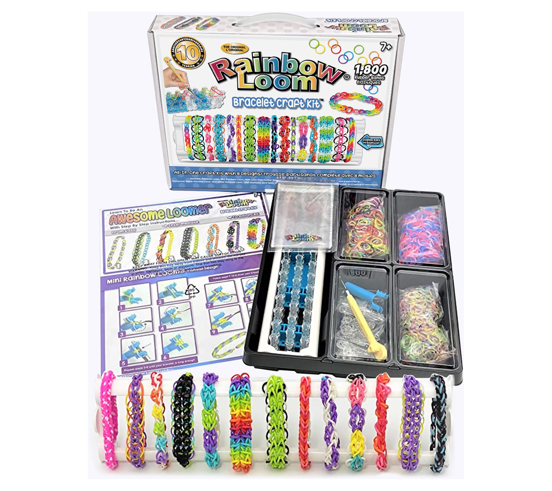Rainbow Loom rubber band bracelets the latest fad among kids and