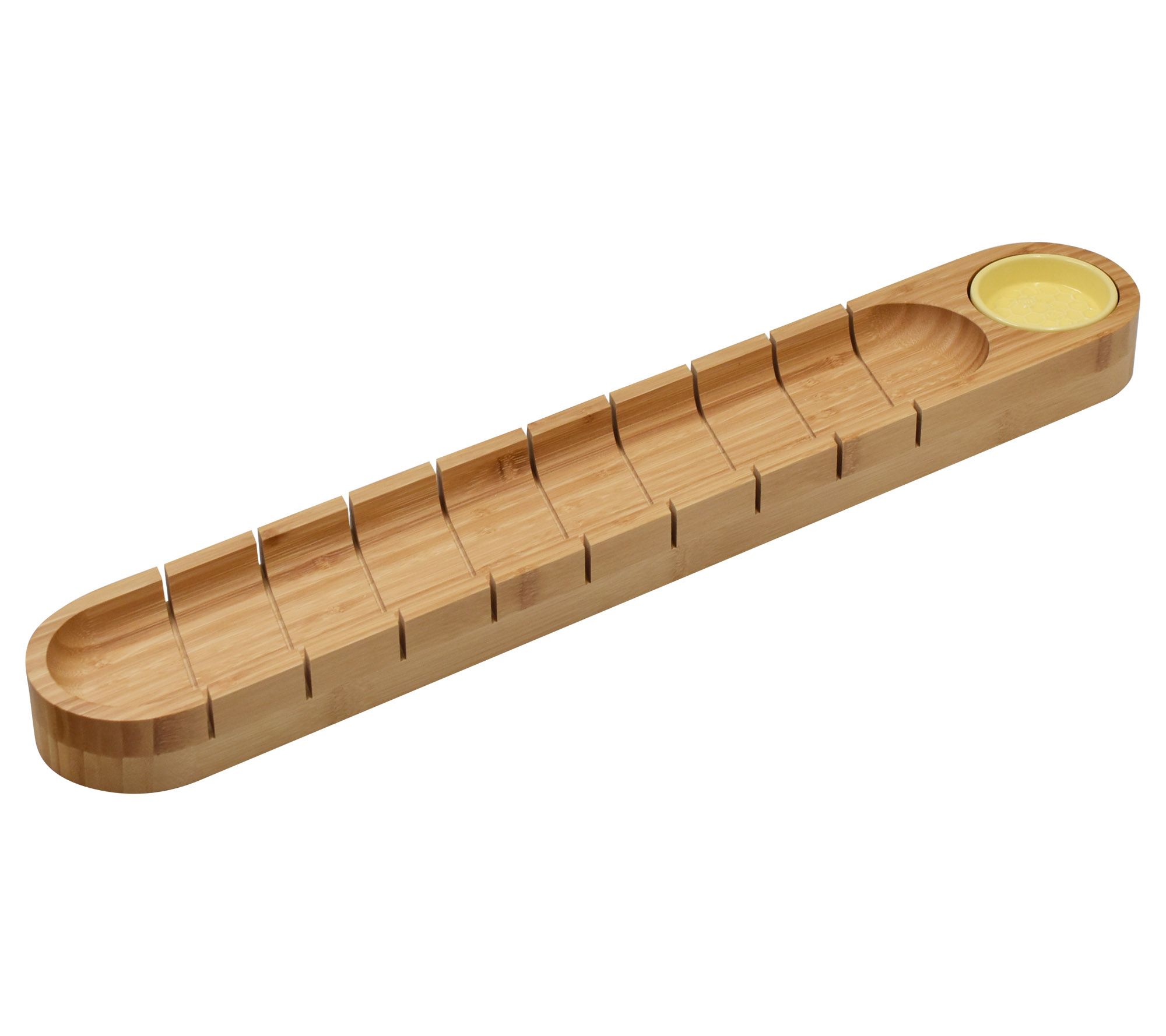 Temp-tations Bee-lieve Wooden Bread Server