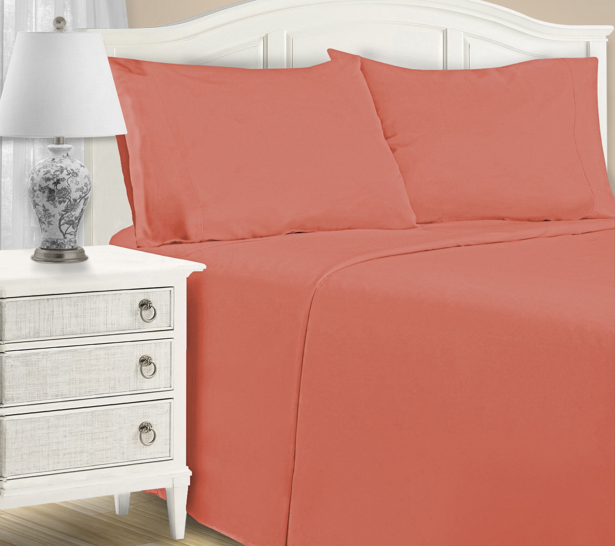 Superior 1200TC Cotton Blend Deep Pocket Bed Sheets,Split Kin