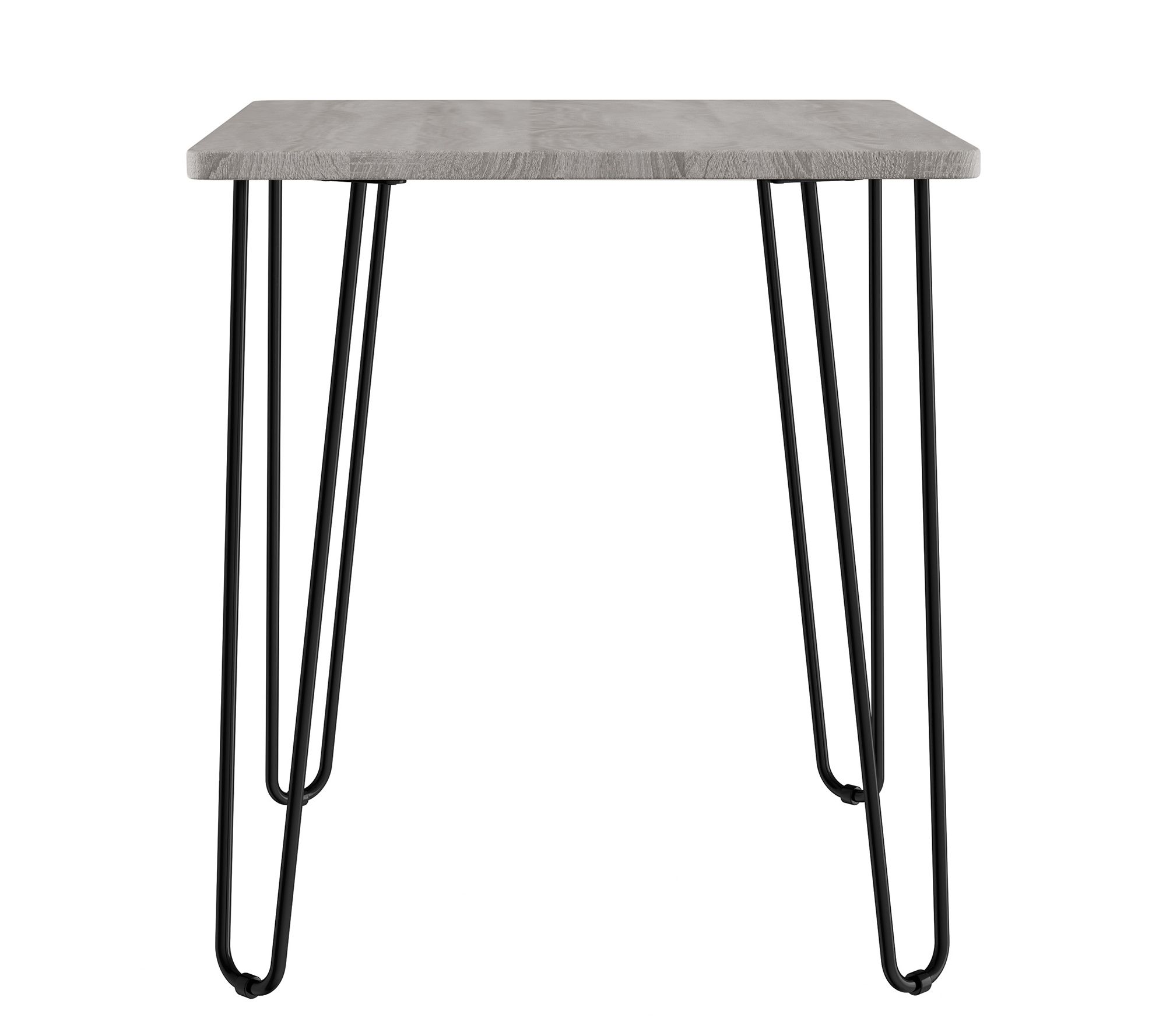 Lavish Home Modern End Table Hairpin Legs Industrial-Style