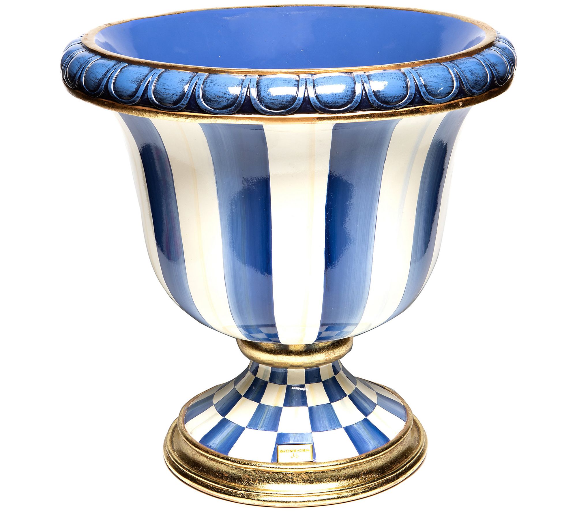 MacKenzie-Childs Royal Stripe Urn
