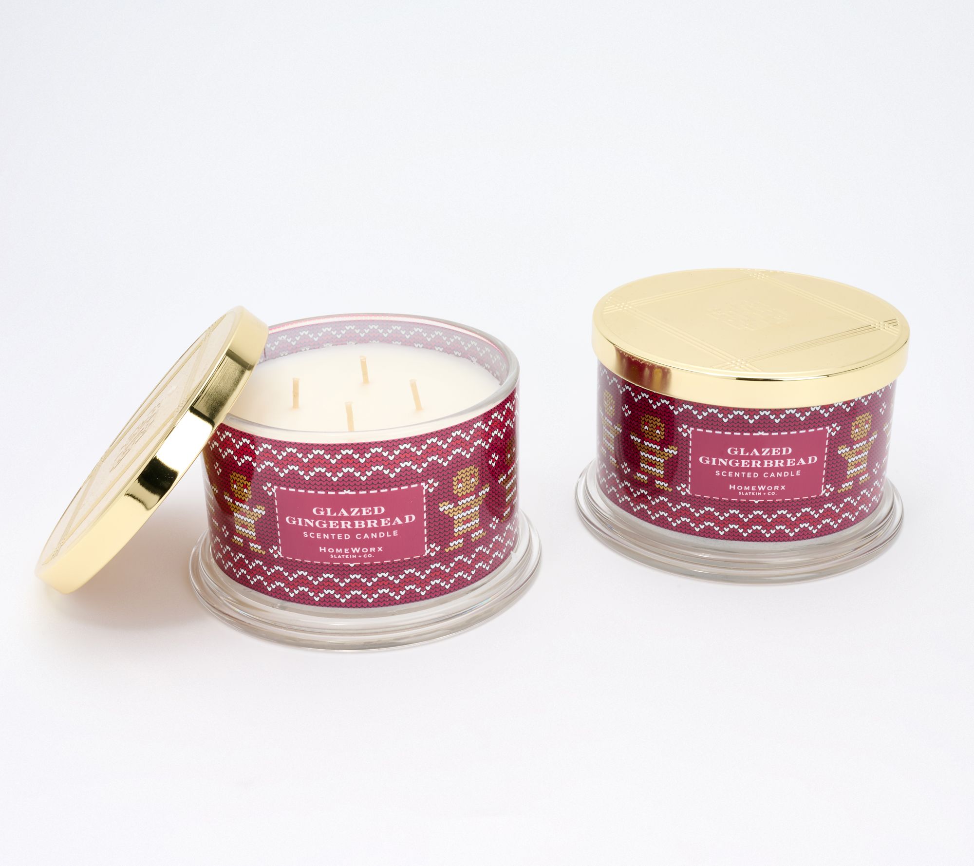 HomeWorx by Slatkin + Co. S/2 18oz Apres All Day Candles