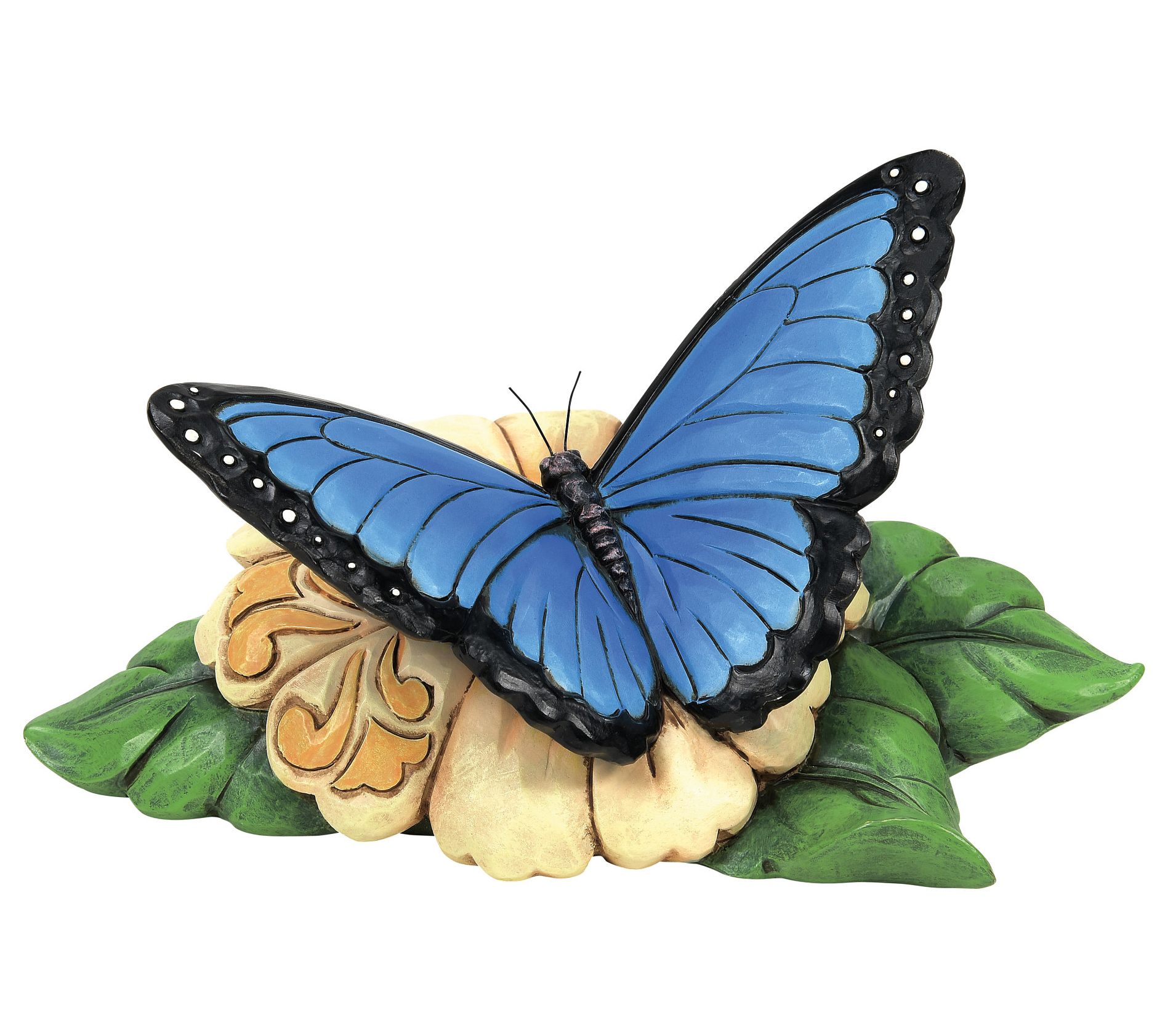 Jim Shore Mini Blue Morpho Butterfly Figurine