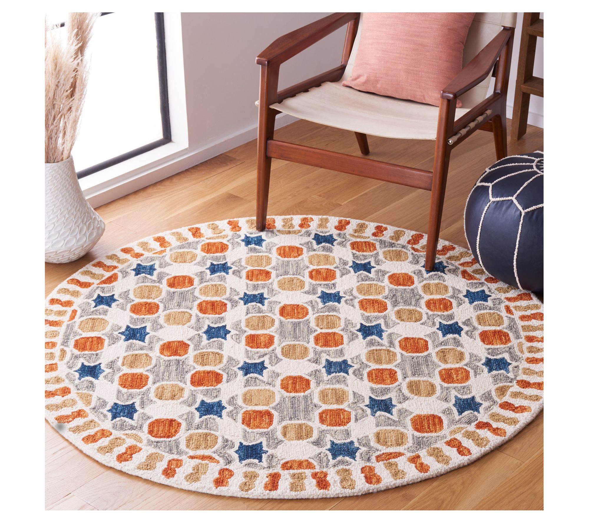 Safavieh Aspen Collection 5' X 5' Round Rug byValerie - QVC.com