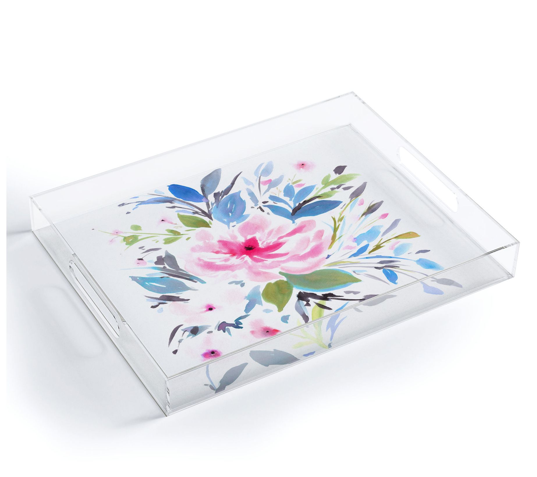 Deny Designs Acrylic Tray -Nara Floral by Gabri ela Fuentes