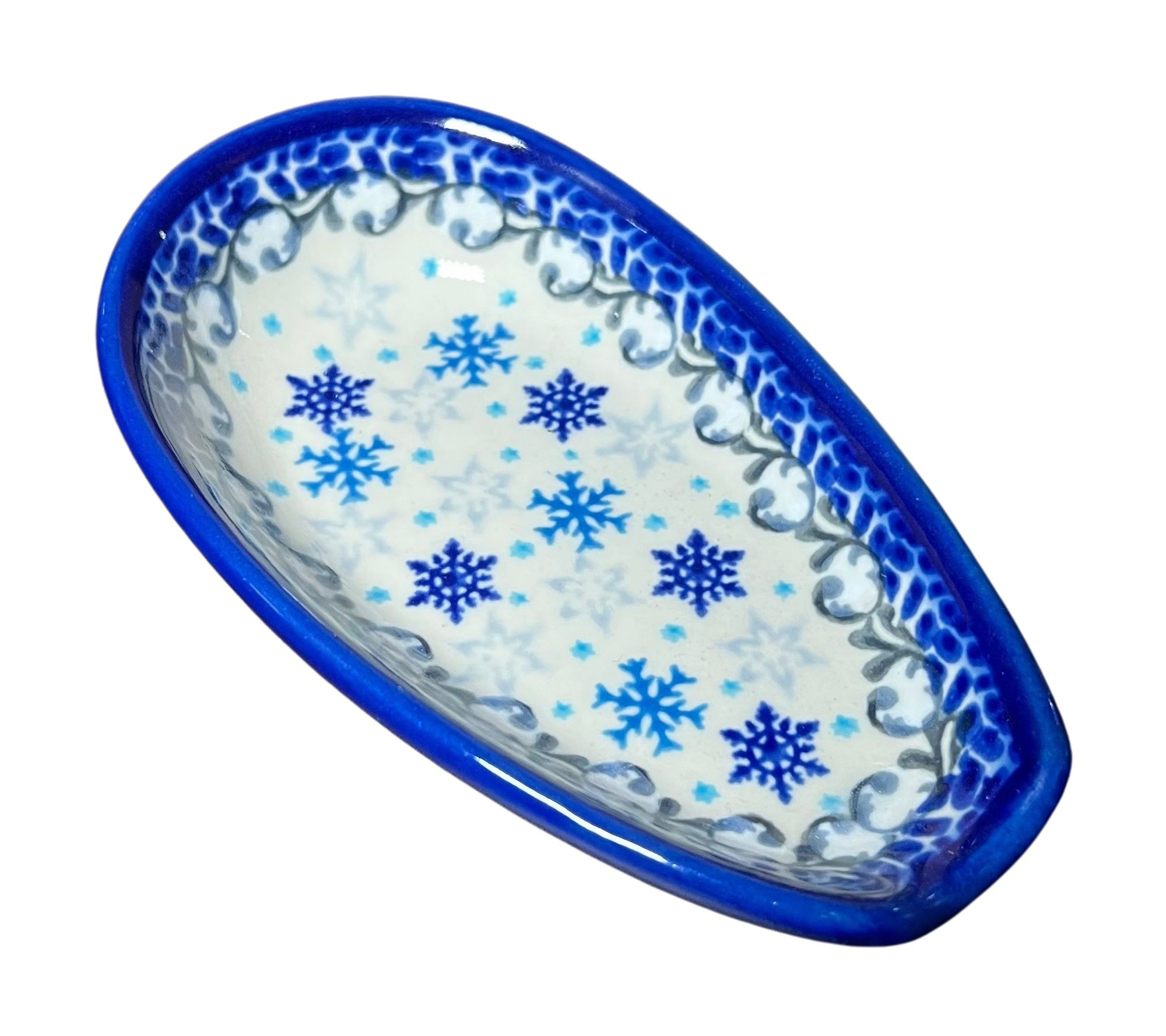 Lidia's Polish Pottery Holiday Spoon Rest