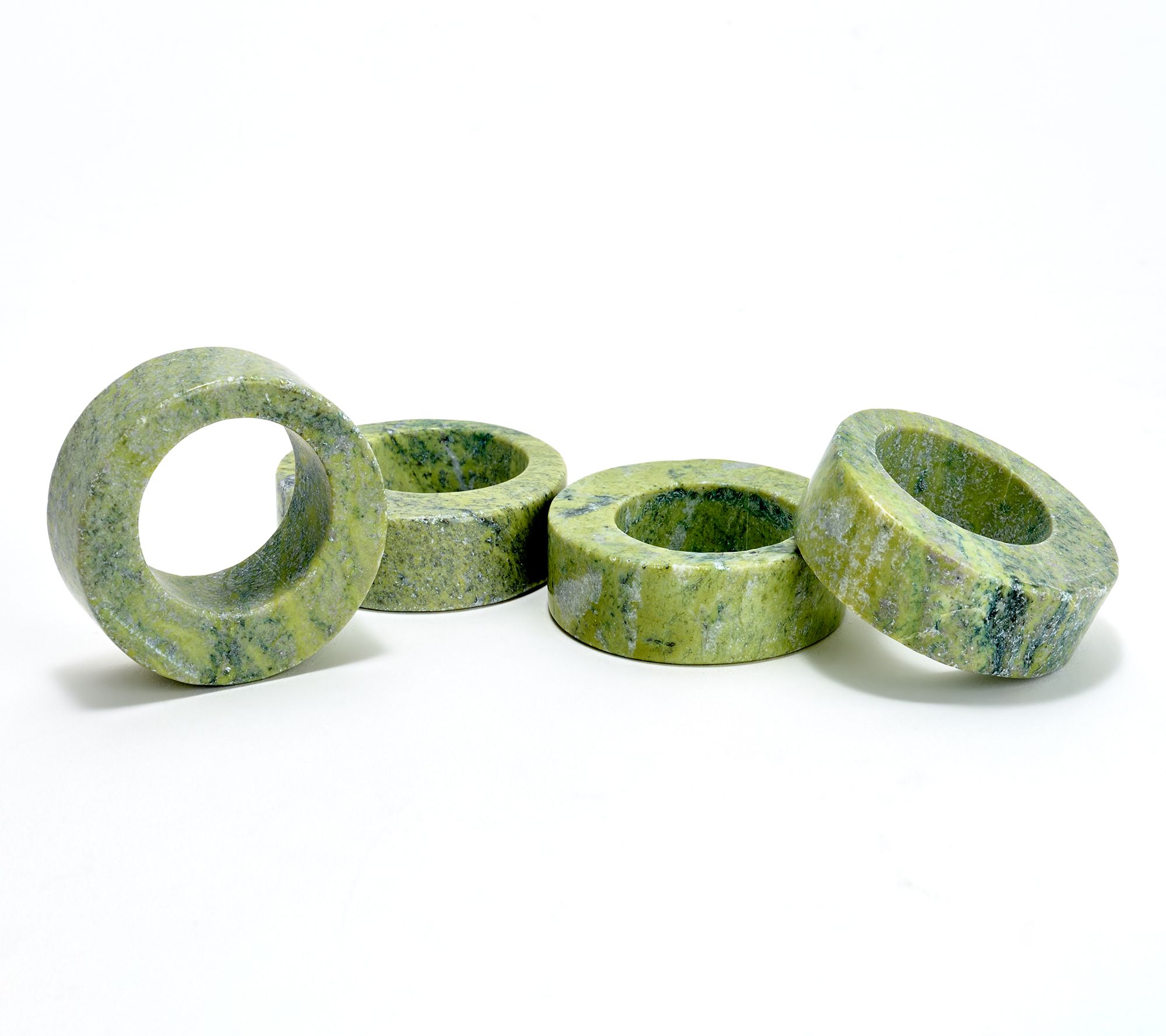 Connemara Marble Set of 4 Napkin Rings