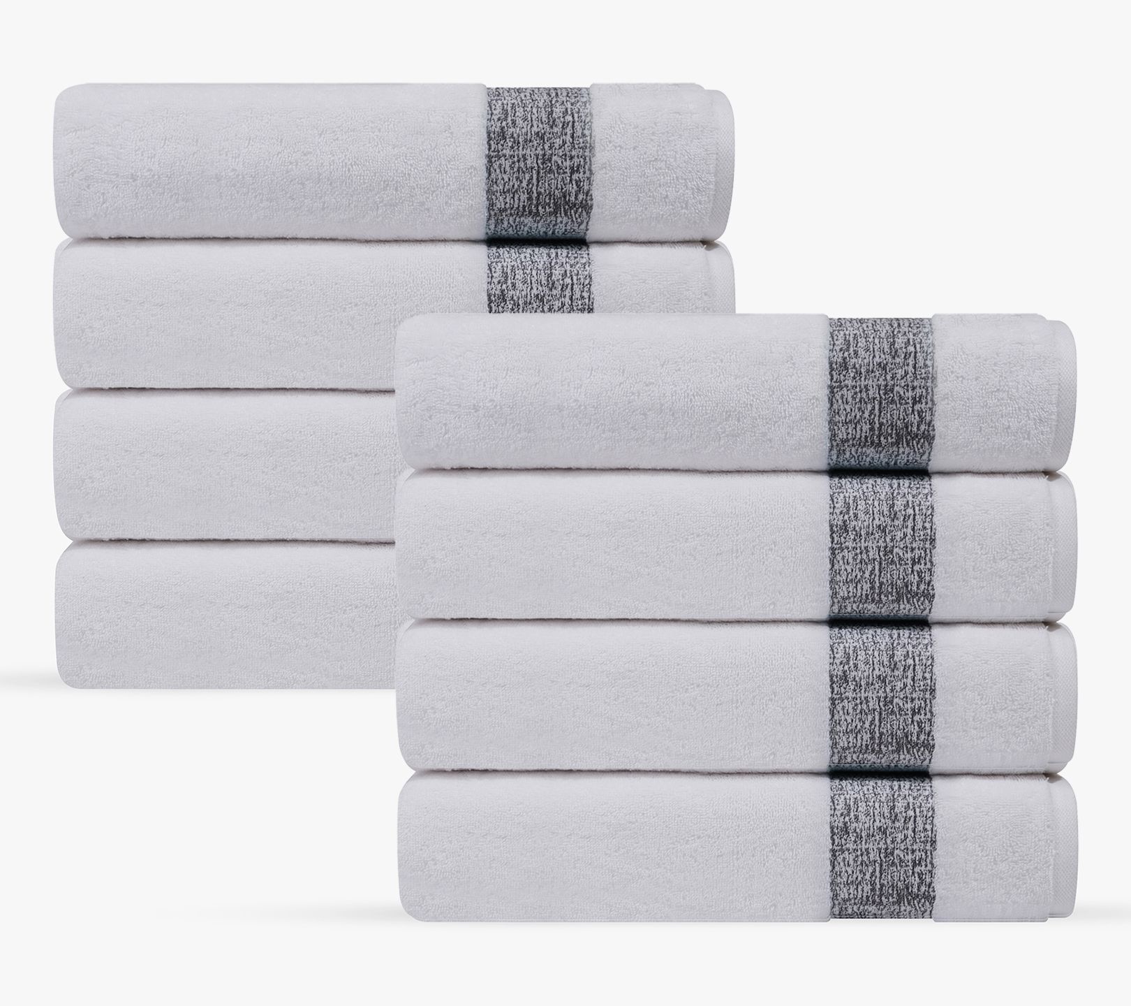 Depera Home Pera 8 pcs Turkish Wash Towels Set