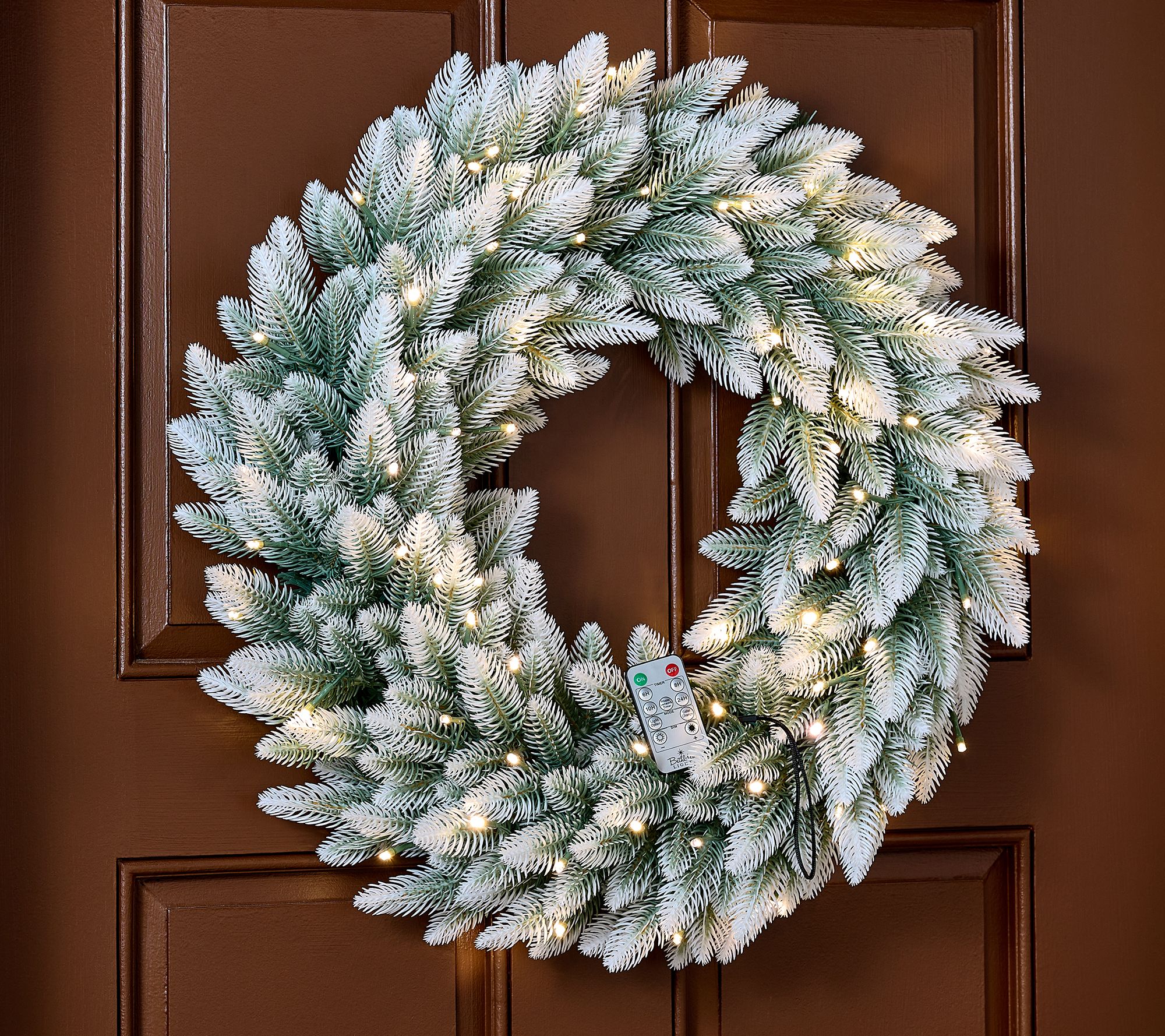 Bethlehem Lights Grand Radiance 26" Wreath with 3-in-1 LEDs