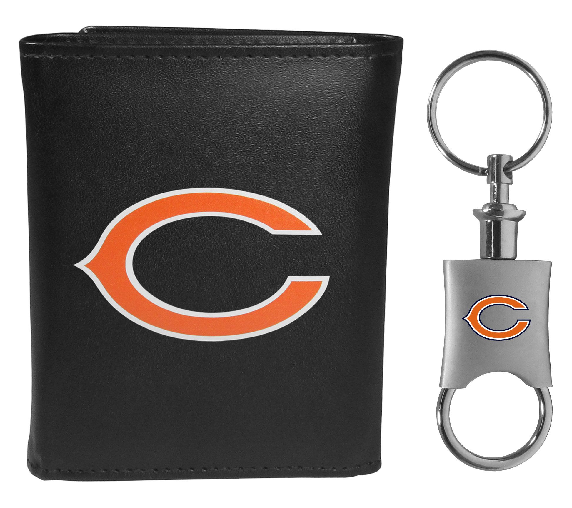 Siskiyou Sports NFL Tri-fold Wallet & Valet KeyChain