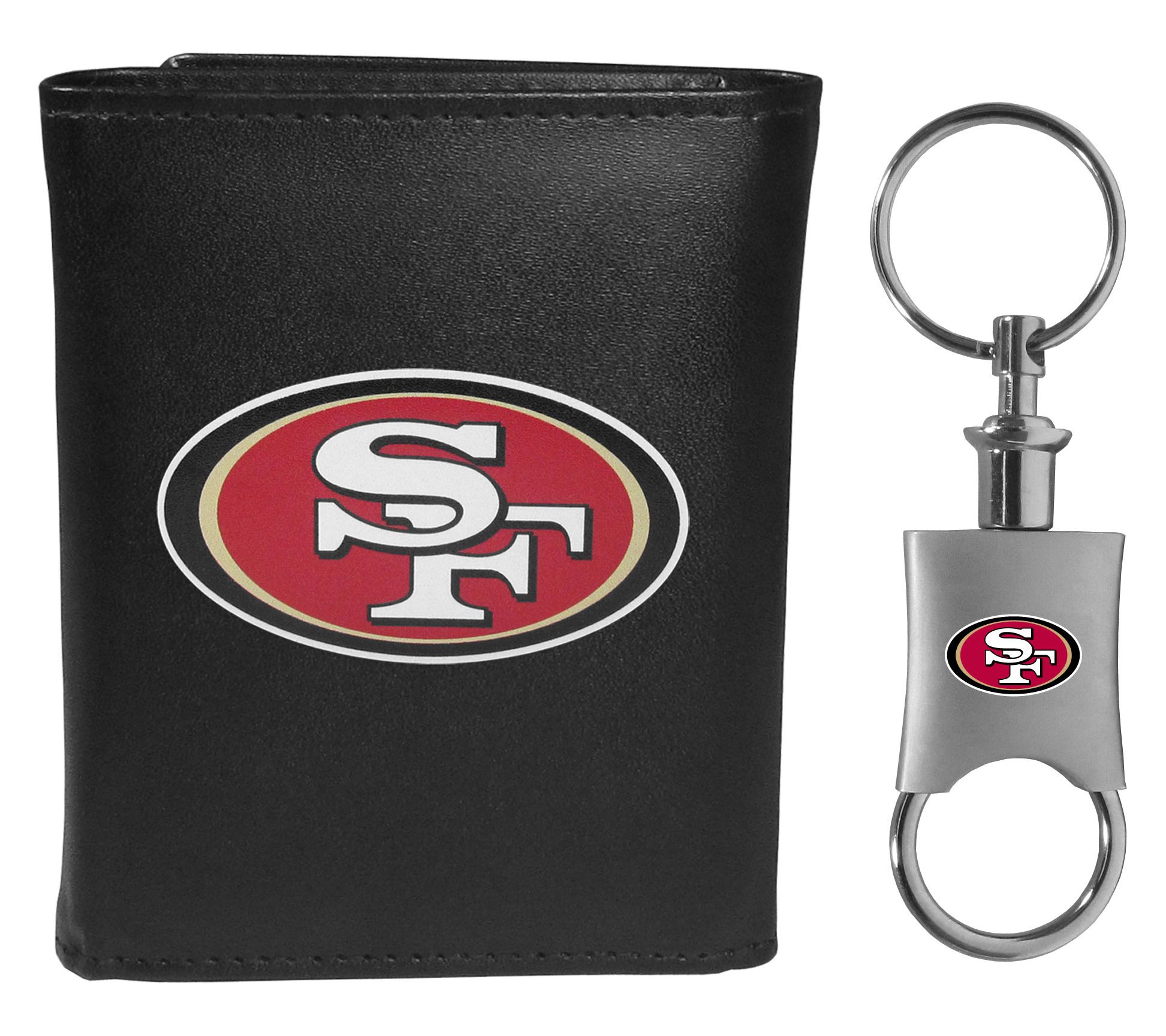 Siskiyou Sports NFL Tri-fold Wallet & Valet KeyChain