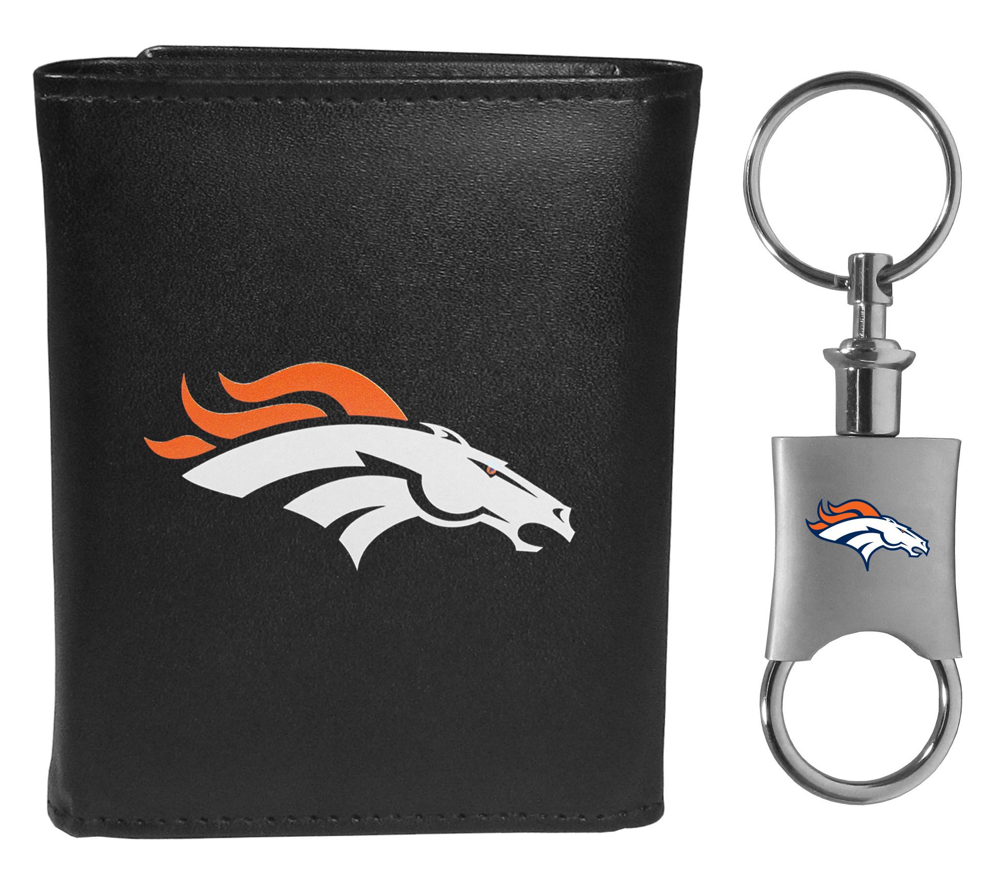 Siskiyou Sports NFL Tri-fold Wallet & Valet KeyChain