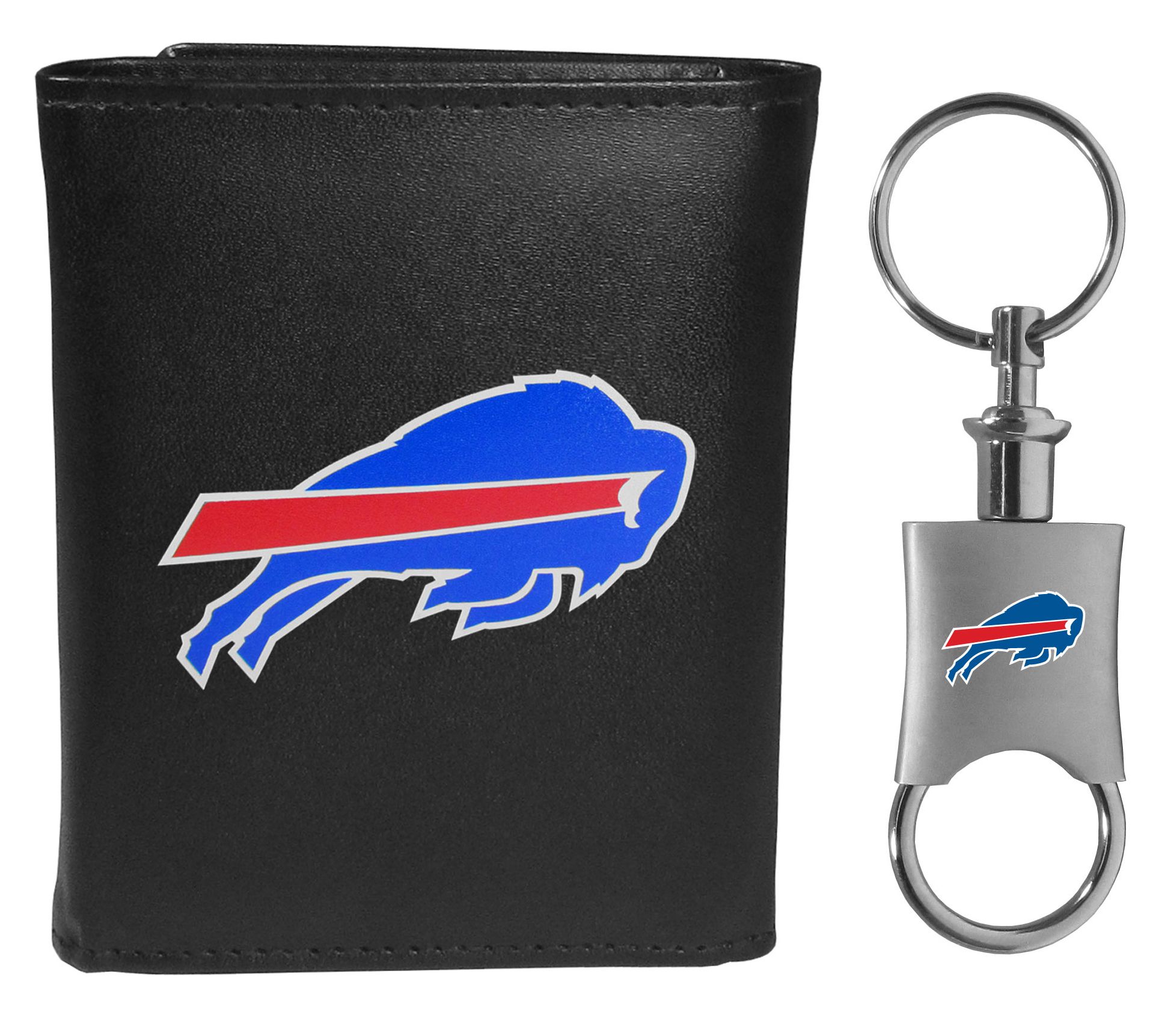 Siskiyou Sports NFL Tri-fold Wallet & Valet KeyChain